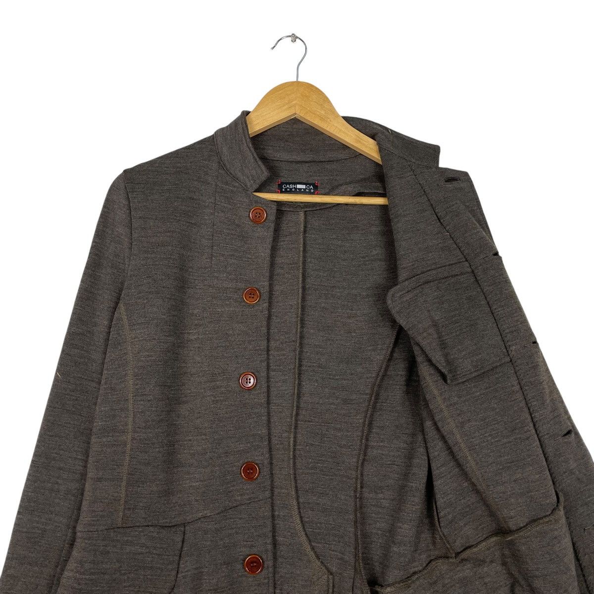 CASH CA × Designer 💥CASH CA ENGLAND BUTTON BROWN JACKET Size M / US 6-8 / IT 42-44 - 10 Thumbnail