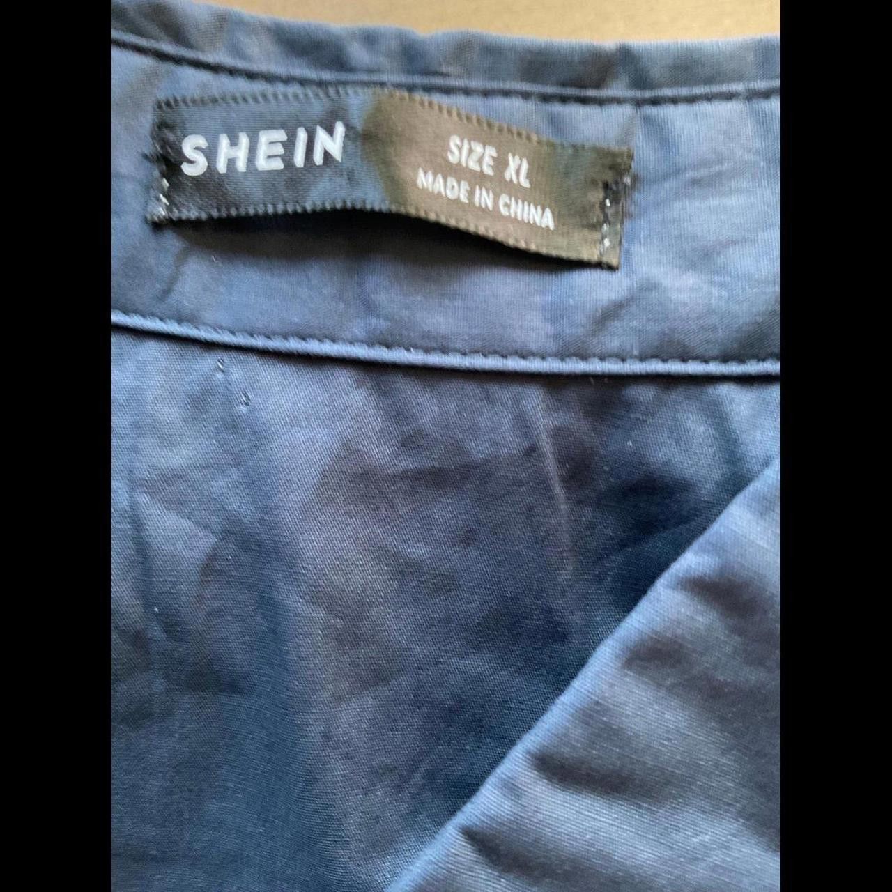 Shein Mens Used Button Front Block Size US XL / EU 56 / 4 - 2 Thumbnail