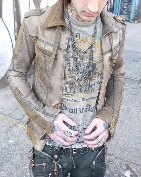 14thaddiction leather shirt
