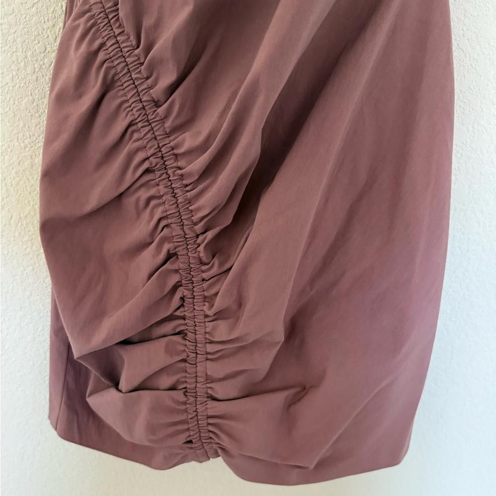 Zara ZARA Backless Mauve Pink Ruched Mini Dress Medium NEW Size M / US 6-8 / IT 42-44 - 7 Thumbnail