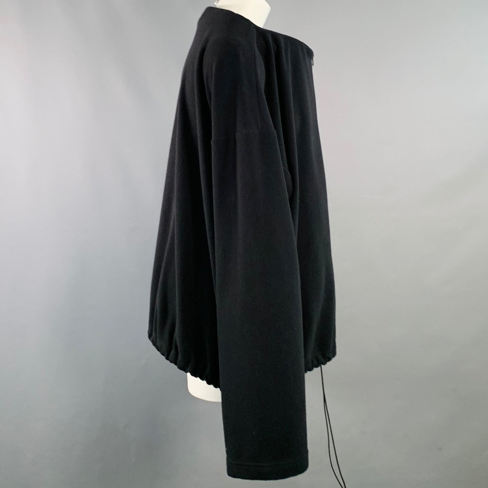 Other MARIE ADAM-LEENAERDT Size S Black Fleece 1/4 Zip Jacket Size S / US 4 / IT 40 - 2 Thumbnail