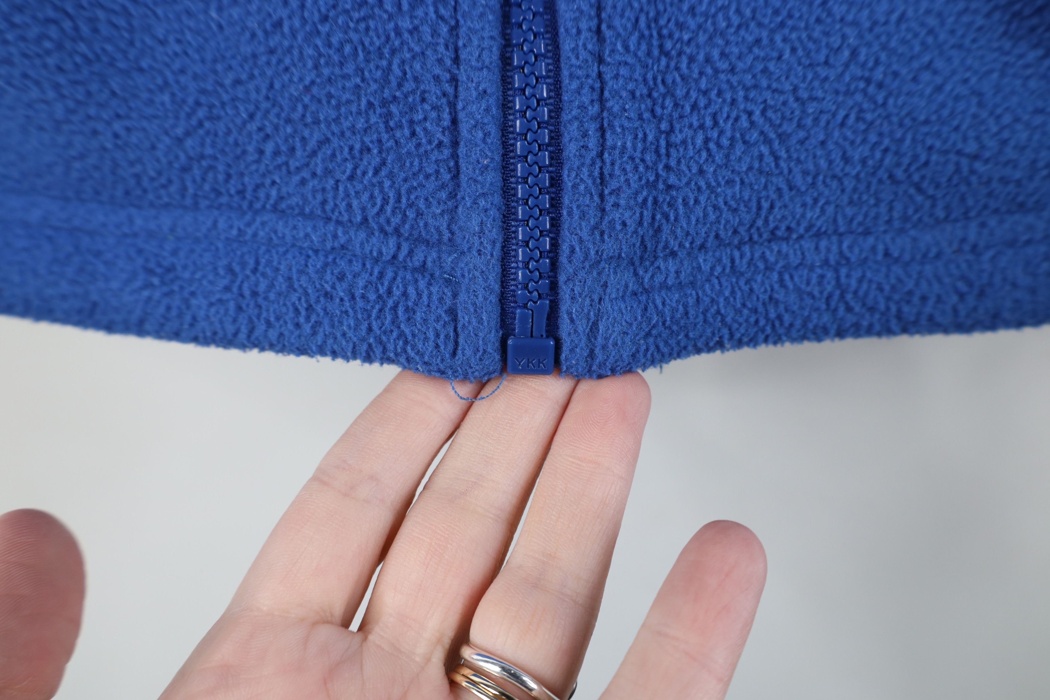 Nike Vintage 90s Nike Scott Mini Swoosh Fleece Vest Jacket Blue Size M / US 6-8 / IT 42-44 - 6 Thumbnail
