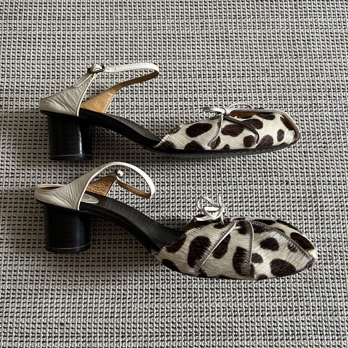 Issey Miyake Tsumori chisato leather heels sandals Size US 10 / IT 40 - 4 Thumbnail