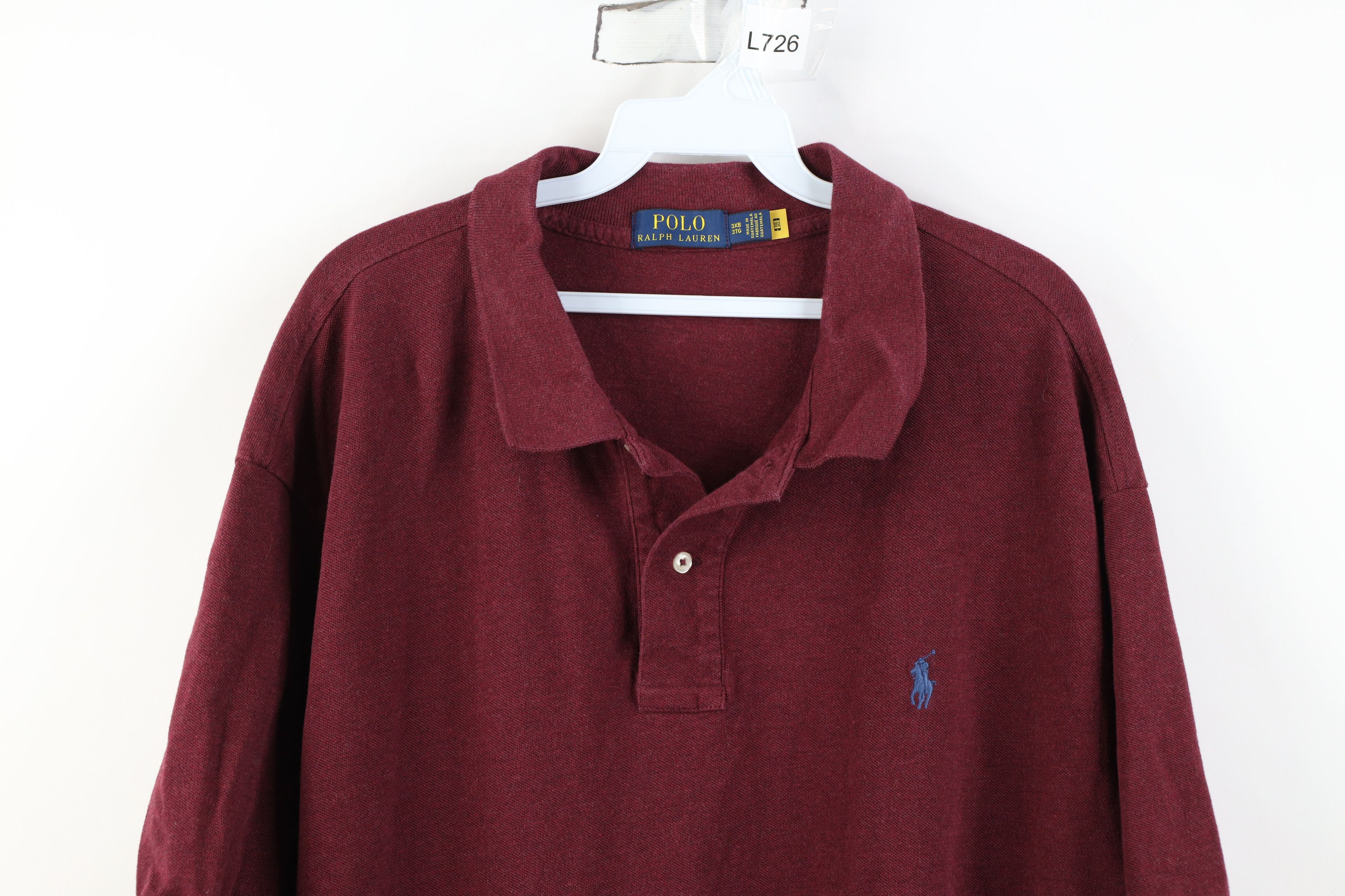 Ralph Lauren Vintage Y2K Ralph Lauren Cotton Collared Golf Polo Shirt Size US XXL / EU 58 / 5 - 2 Thumbnail