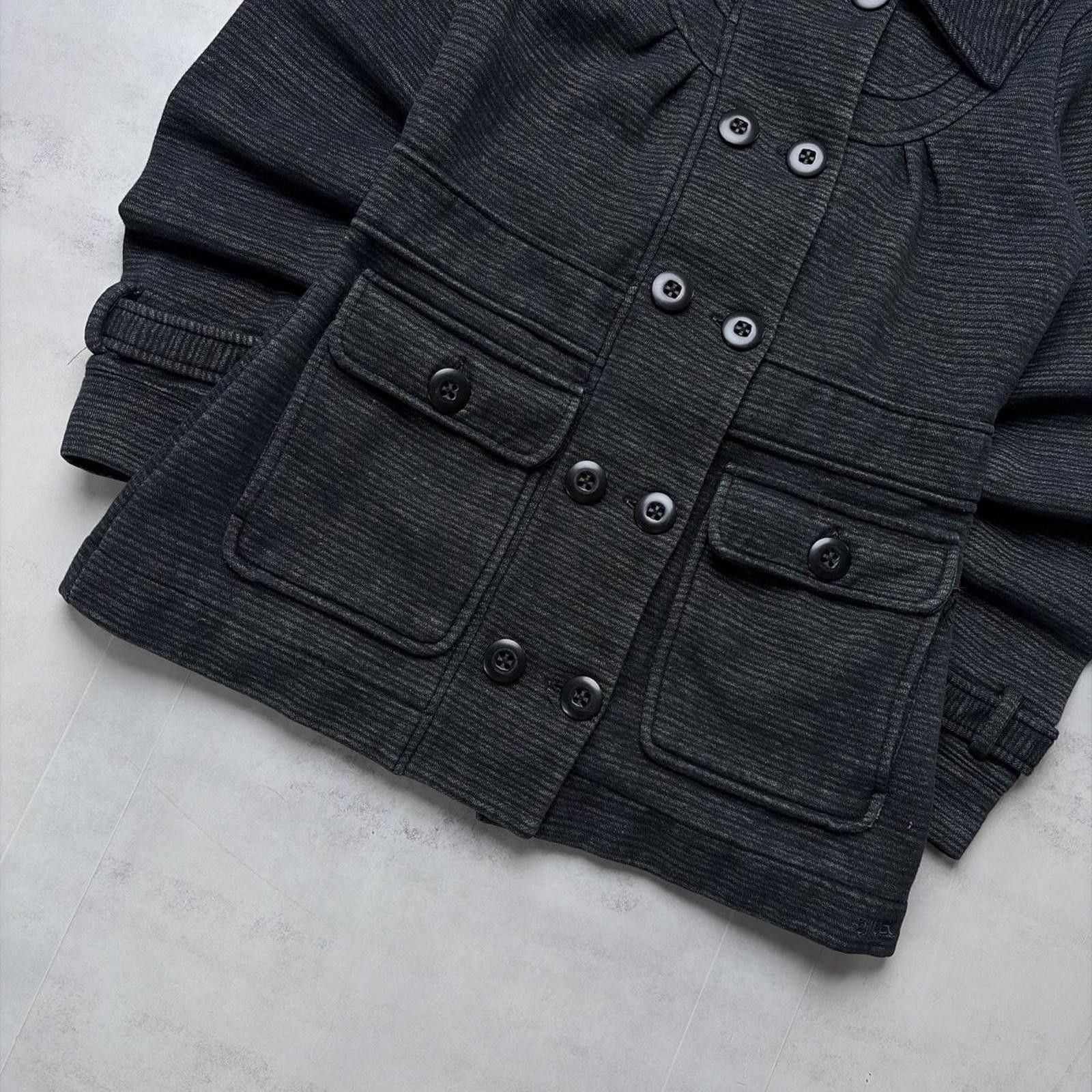 Billabong Y2K Black Billabong Grunge Surf Button Up Coat Size M / US 6-8 / IT 42-44 - 4 Thumbnail