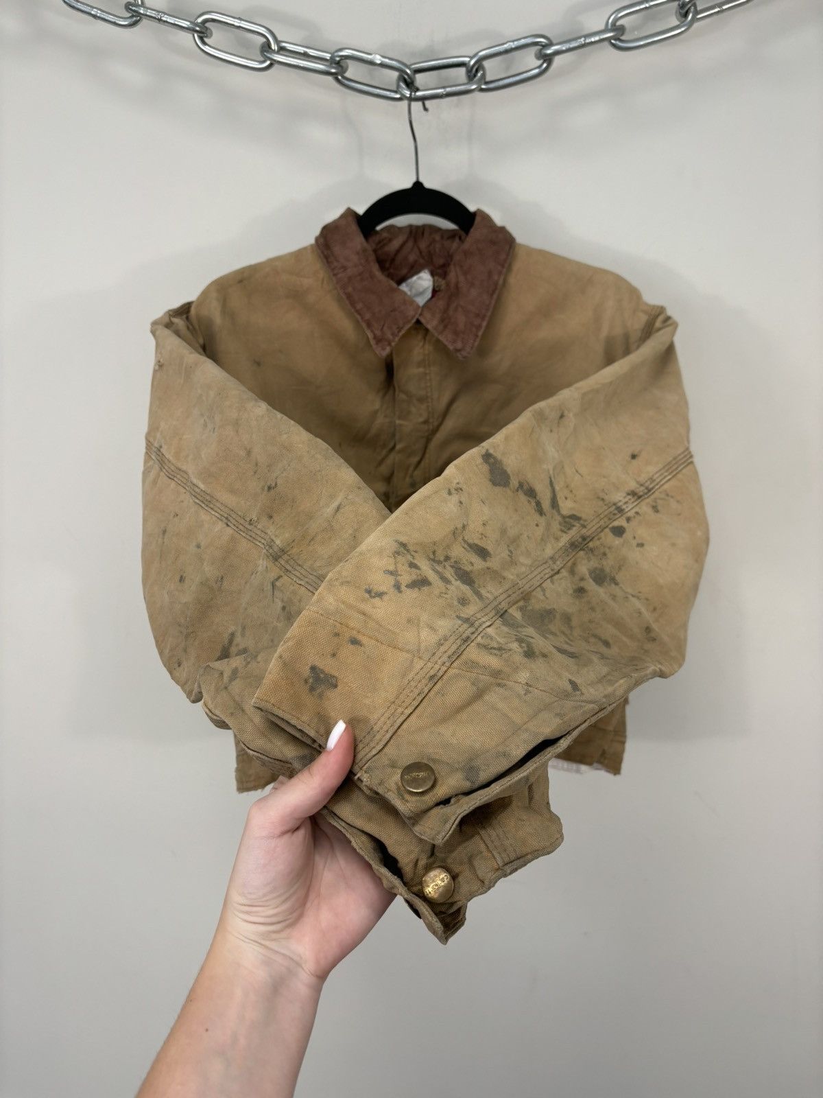 Carhartt Vintage 90s Carhartt Made In USA Hype Boxy Cropped Jacket Size US M / EU 48-50 / 2 - 12 Thumbnail