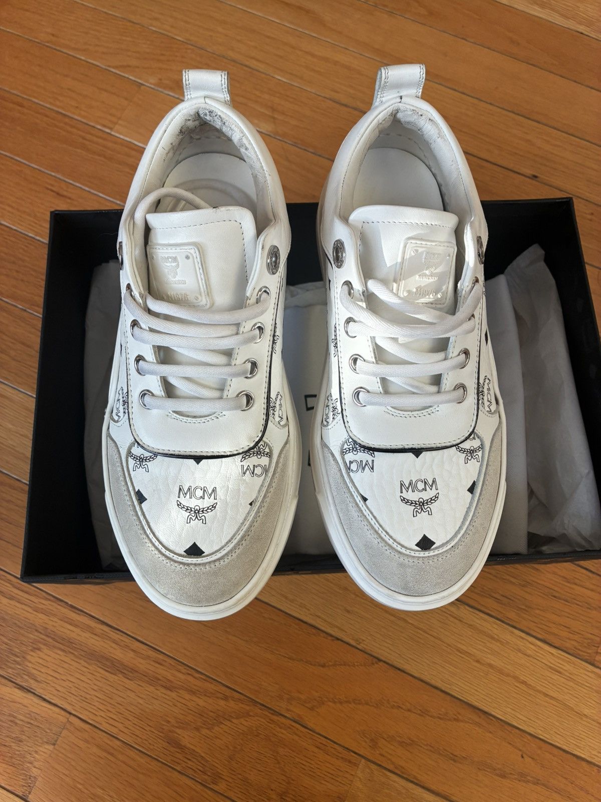 MCM MCM SKYWARD PLATFORM H.S White Size US 5.5 / IT 35.5 - 1 Thumbnail