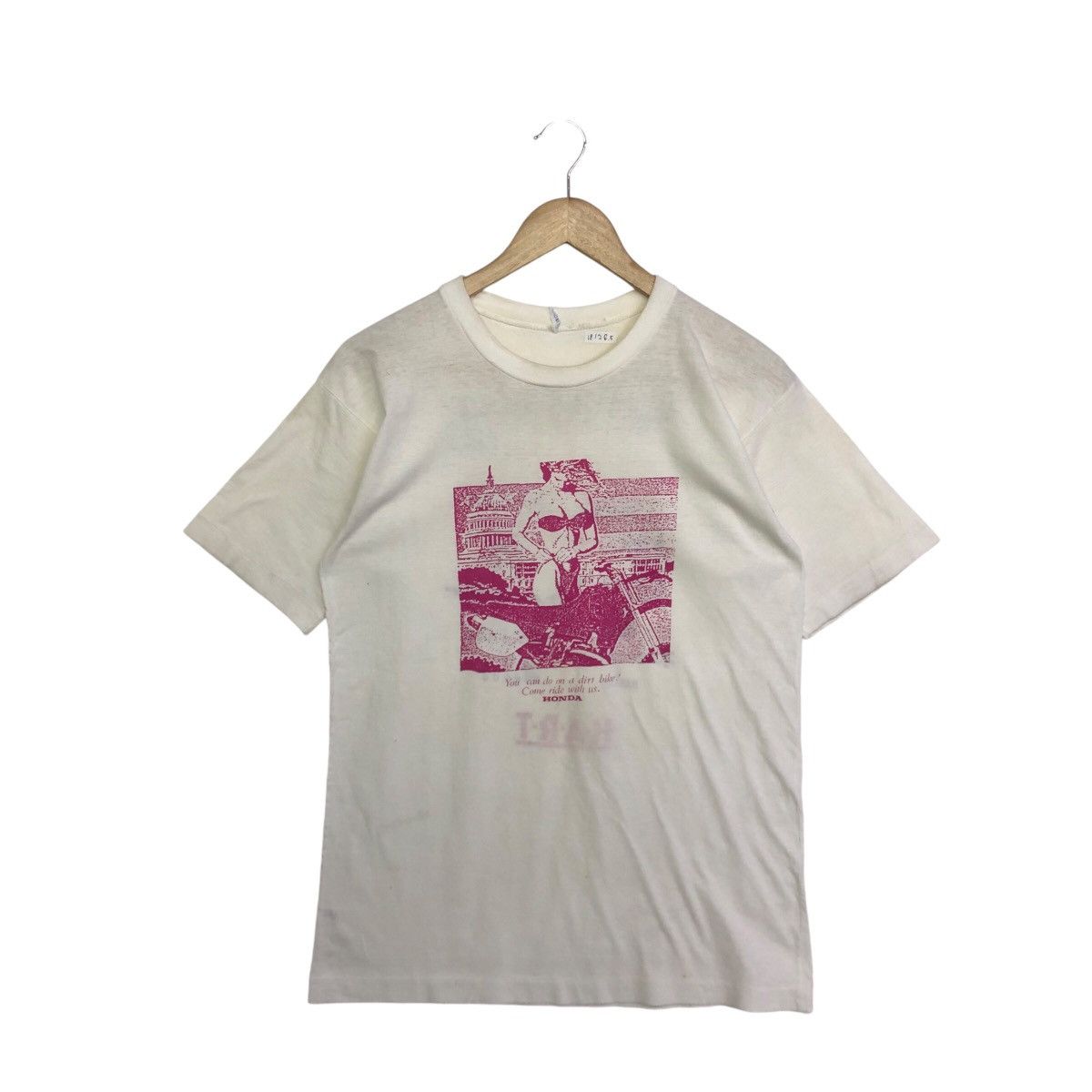 Honda × Vintage Vintage Honda Dirt Bike HART Enduro In Bihoku Tshirt Size US L / EU 52-54 / 3 - 1 Thumbnail
