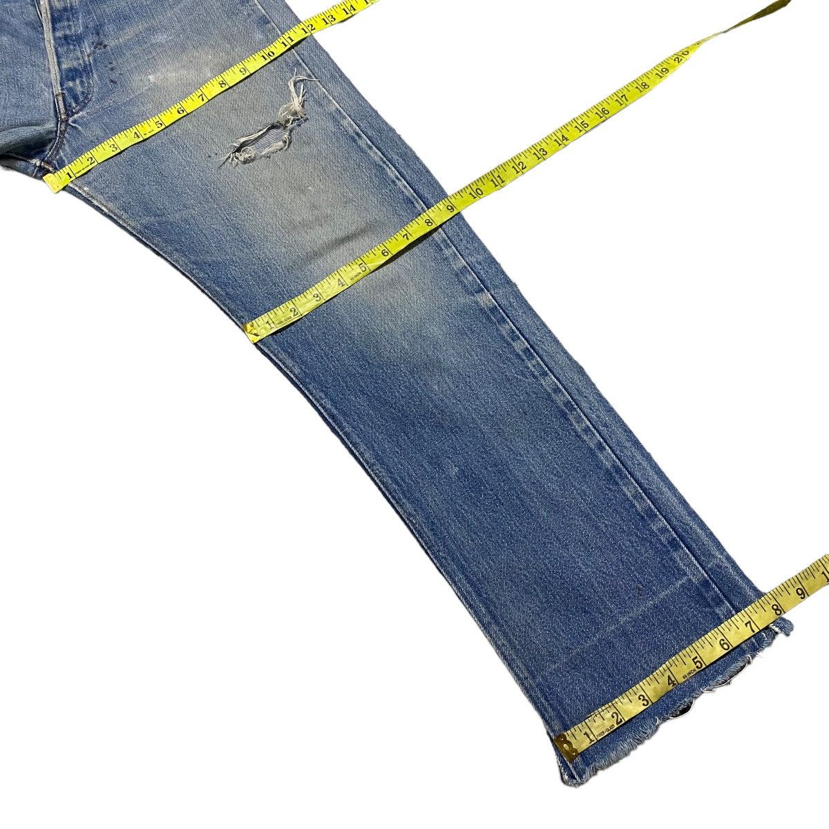 Levi's Vintage 70s Levis 501 Redline Jeans Button 6 Distressed Size US 32 / EU 48 - 19 Thumbnail