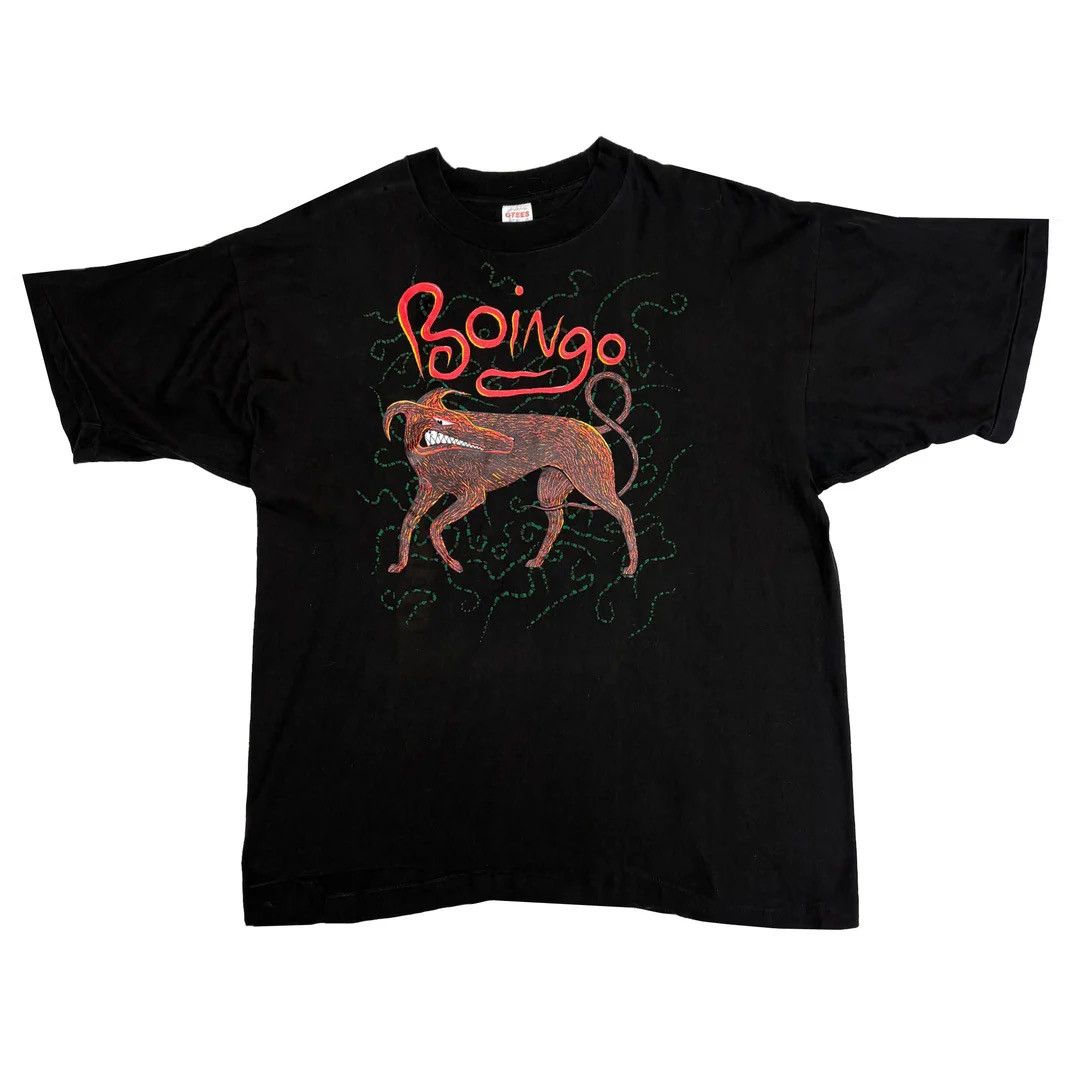 Band Tees Oingo Boingo 1990 90s Vintage Danny Elfman Band Tour T-Shirt Size US XL / EU 56 / 4 - 1 Thumbnail