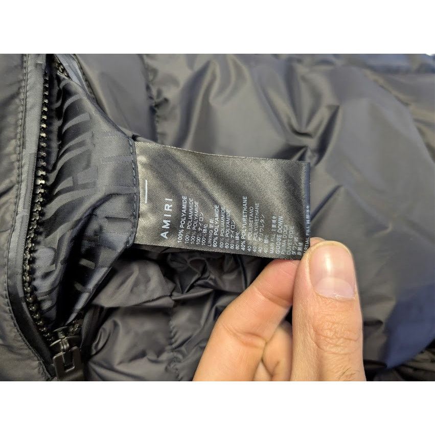 Amiri o1rshd1 Jacquard Filled Trucker Jacket in Black Size US M / EU 48-50 / 2 - 18 Thumbnail