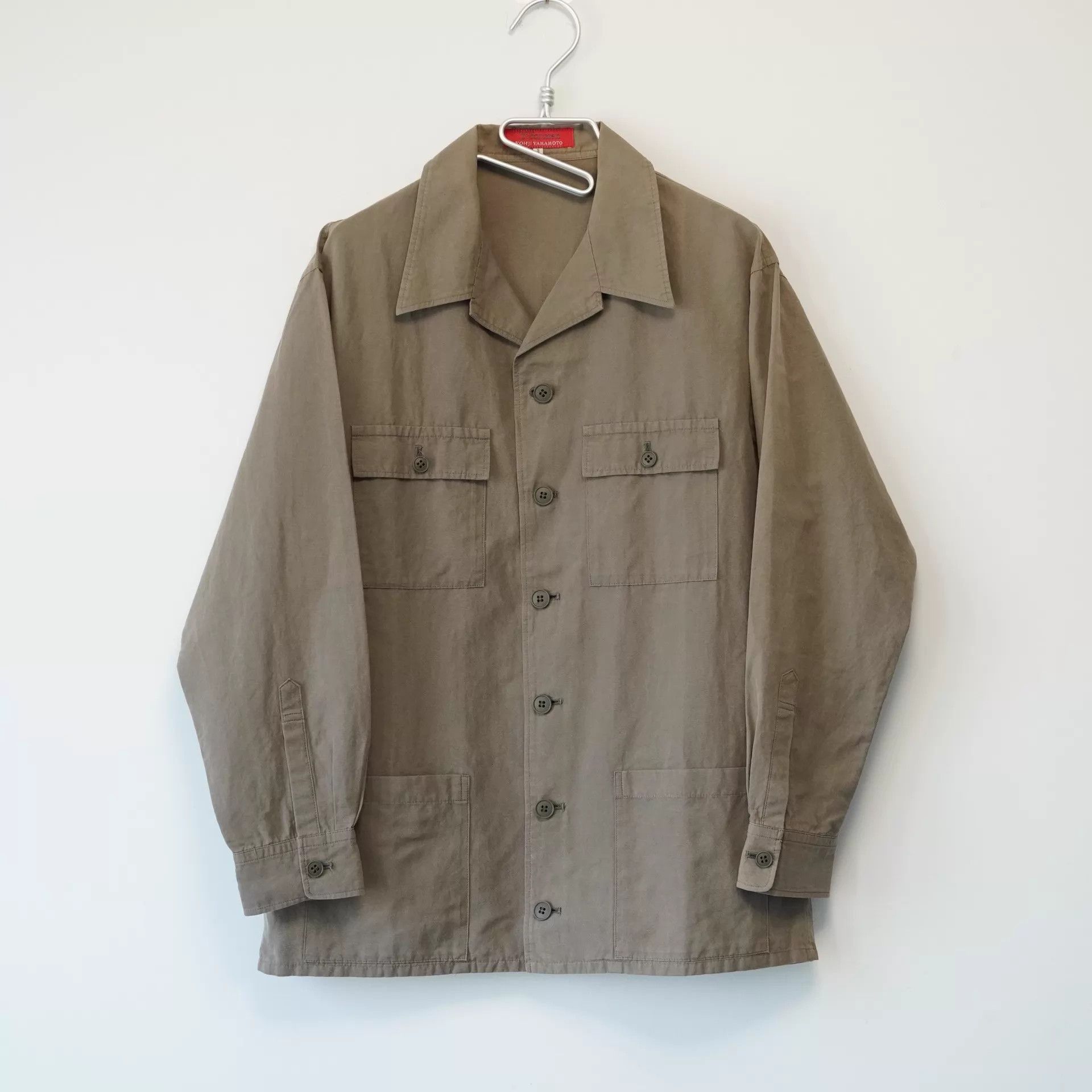 Yohji Yamamoto Yohji Yamamoto Y's 4-Pocket Military Shirt-Jacket S2 Size US M / EU 48-50 / 2 - 1 Thumbnail