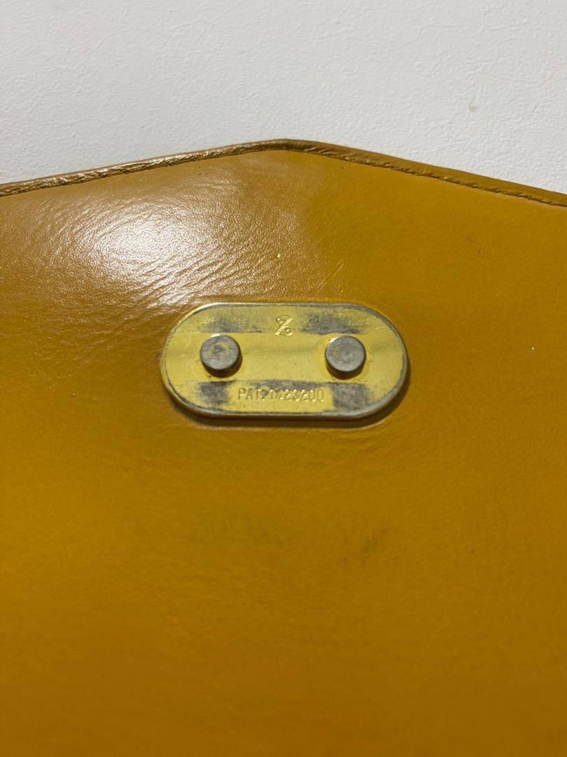 Lancel Lancel Paris Vintage Yellow Stingray Leather Briefcase Size ONE SIZE - 4 Thumbnail