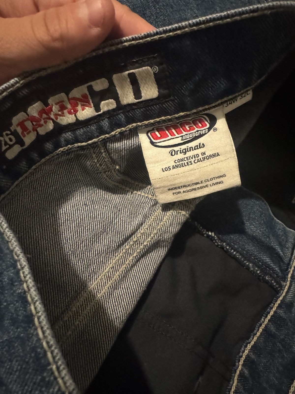 JNCO JNCO 101 Twin Cannon 26inch Dark Stone Size US 34 / EU 50 - 6 Thumbnail