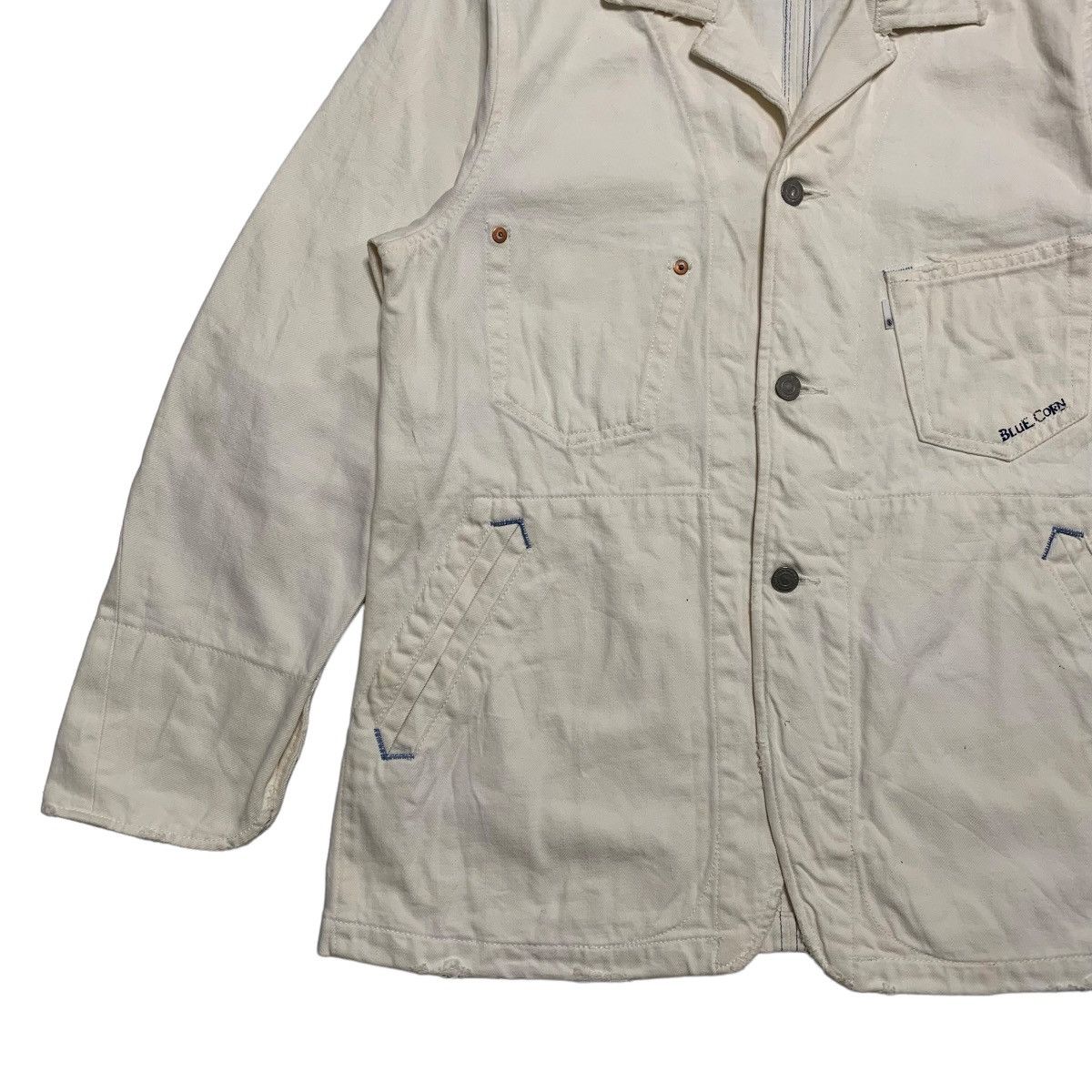 Japanese Brand Blue Corn Denim Jacket Size US M / EU 48-50 / 2 - 2 Thumbnail