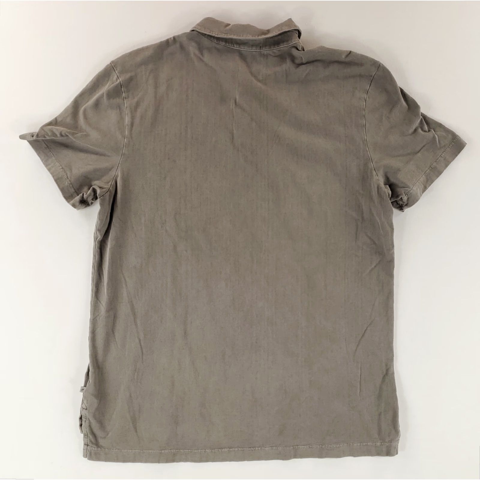 Vintage Standard James Perse Supima Cotton Polo Shirt Short Sleeve Gray Mens L Size US L / EU 52-54 / 3 - 5 Thumbnail