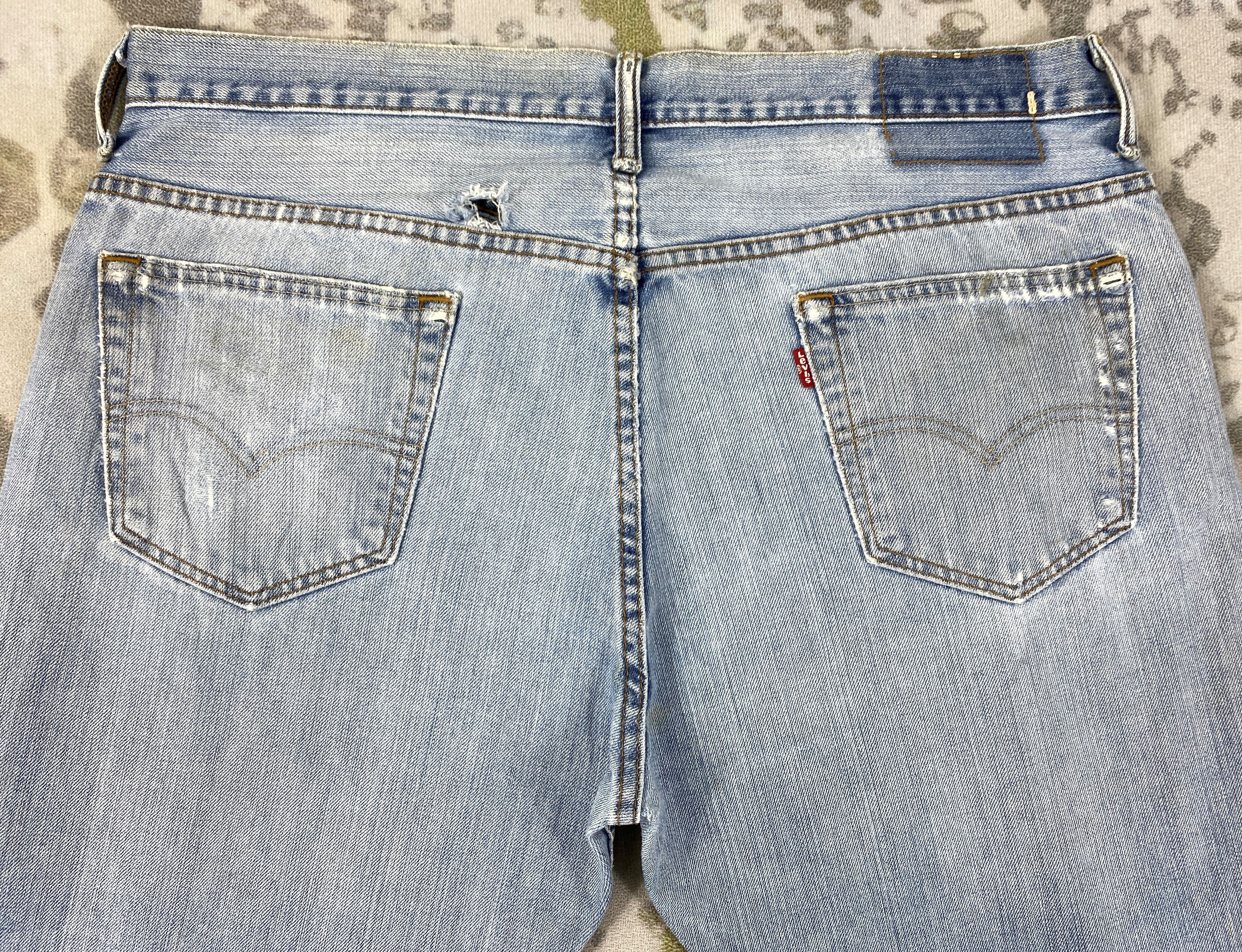 Levi's Light Blue Wash Vintage Levi's 569 39x31.5 Denim -JN1968 Size US 39 - 4 Thumbnail
