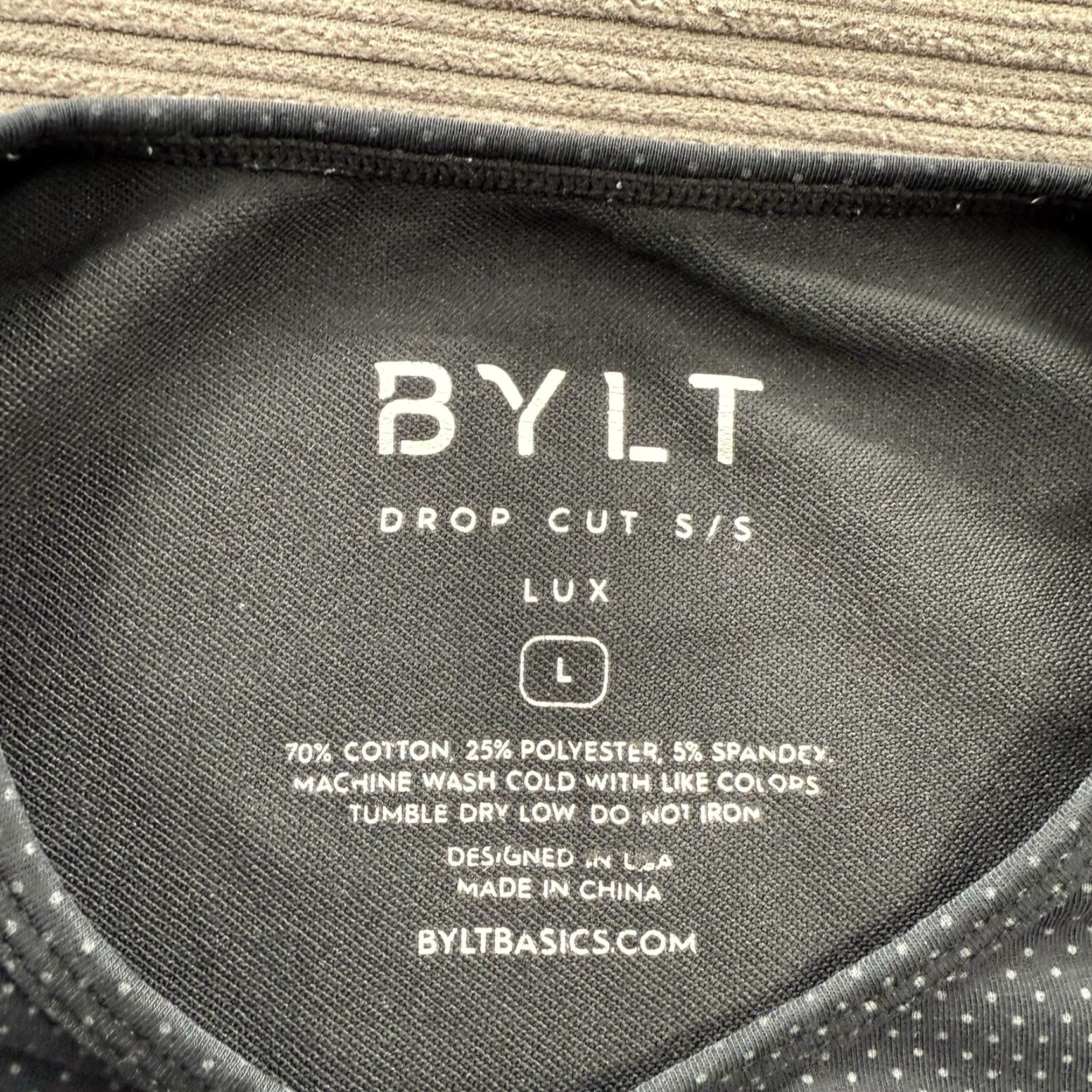 Vintage BYLT Drop Cut S/S Polo Shirt Men L Black Polka Dot Cotton Golf Golfing Polo Shirt Polo Shirt Men BYLT Black Polka Dot S/S Polo Shirt Size US L / EU 52-54 / 3 - 3 Thumbnail
