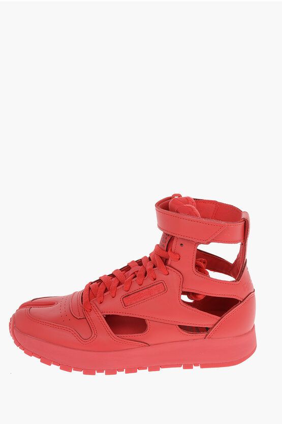 Maison Margiela × Reebok Maison Margiela Reebok Men's Leather TABI High Sneakers with Cutout Size US 11 / EU 44 - 1 Thumbnail