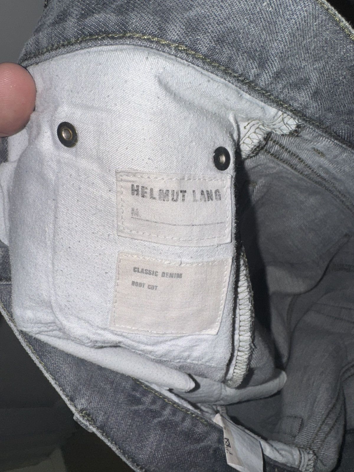 Helmut Lang × Vintage Vintage Helmut Lang Classic Bootcut Denim Size US 38 / EU 54 - 6 Thumbnail