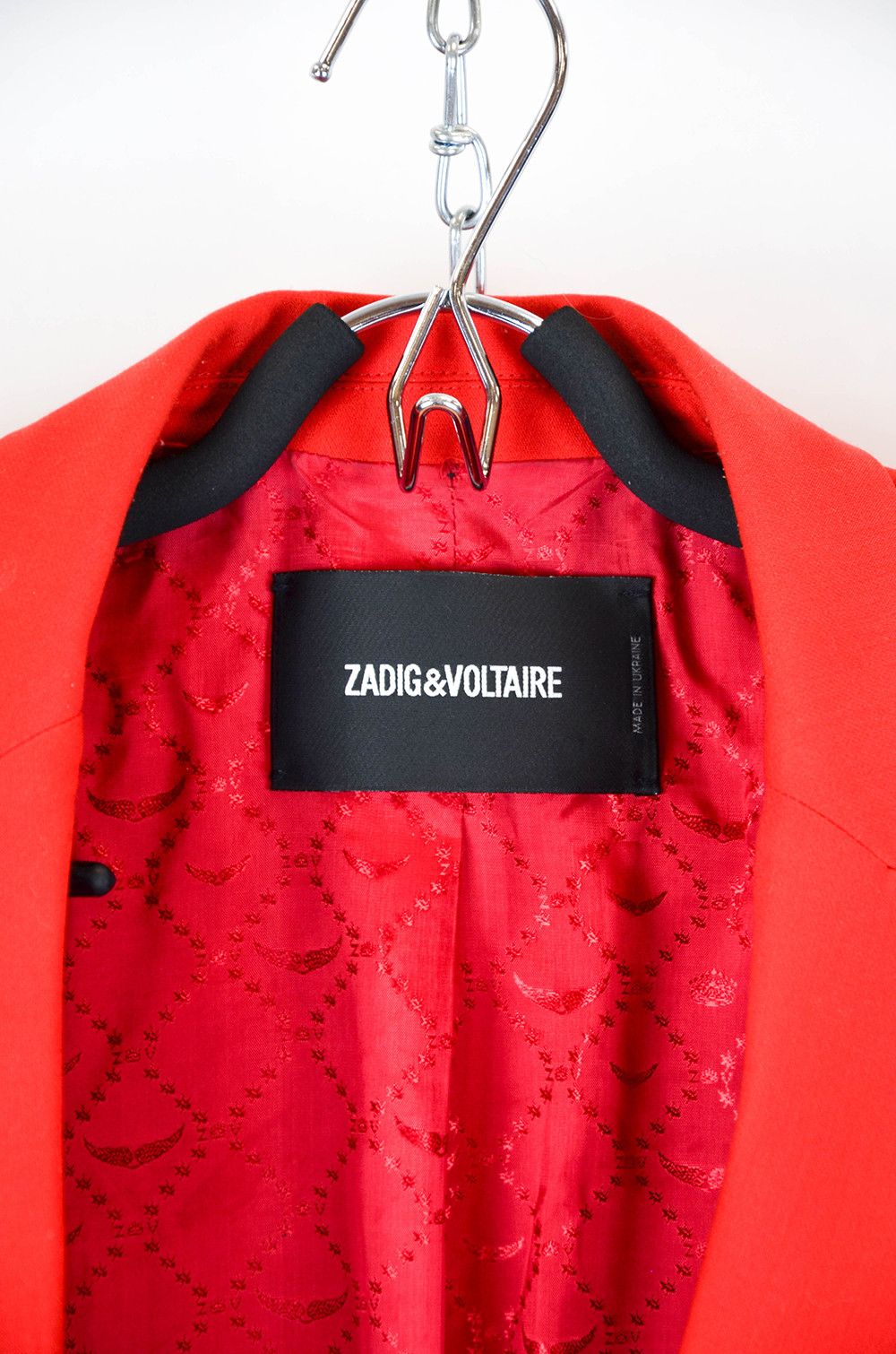 Zadig & Voltaire ZADIG & VOLTAIRE Viva Bis Red Blazer – Size 36 Size XS / US 0-2 / IT 36-38 - 6 Thumbnail
