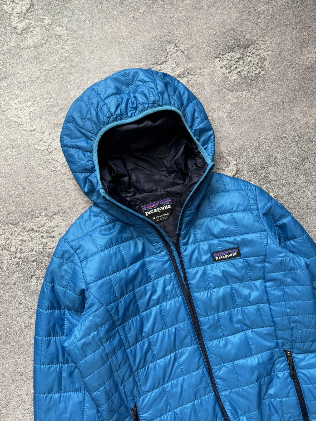 Patagonia Patagonia XS zip jacket hooded zip outdoor Wmns quilted 00s Size XS / US 0-2 / IT 36-38 - 2 Thumbnail
