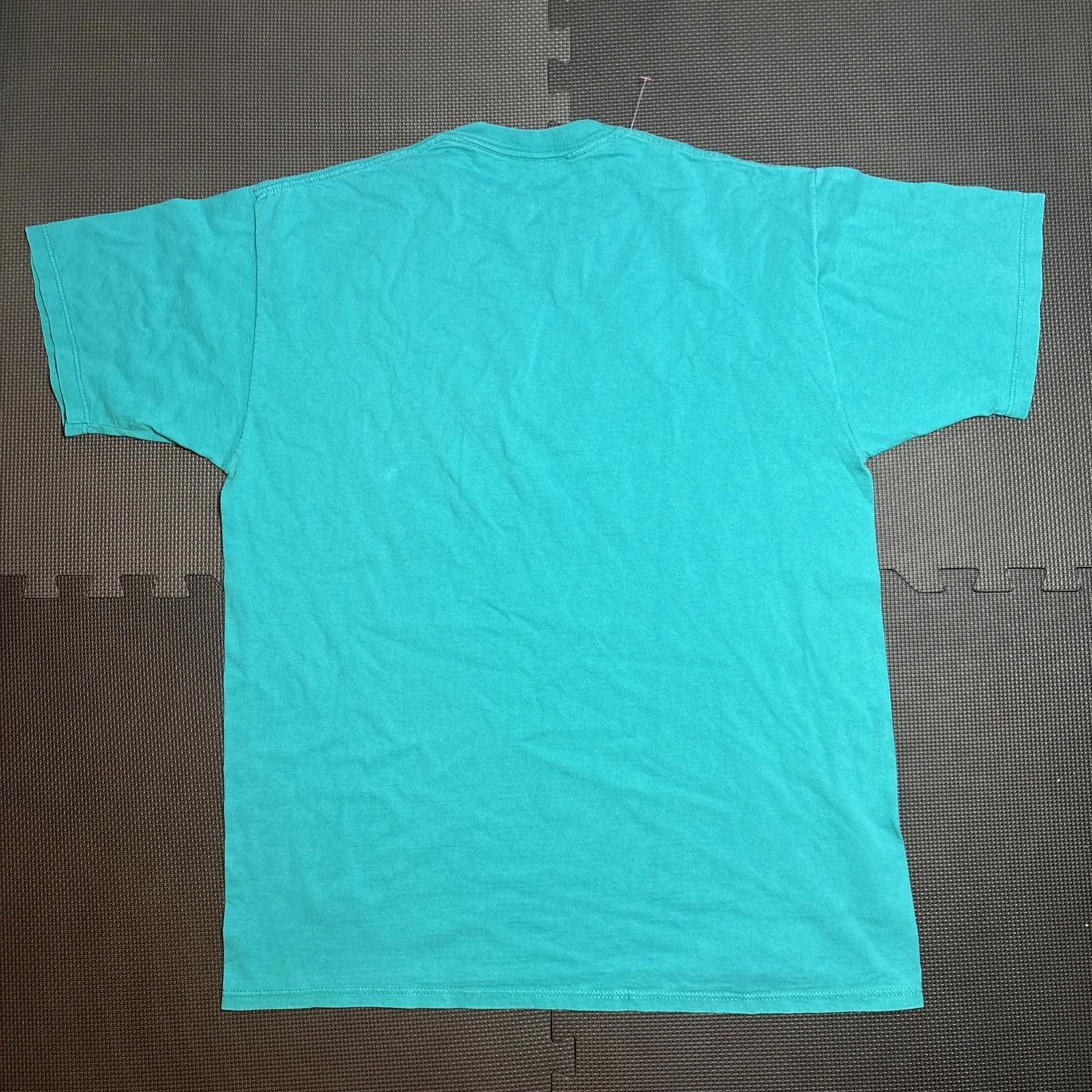 Mickey Inc Vintage 90’s Mickey Walt Disney World T-Shirt Teal Green L Size US L / EU 52-54 / 3 - 4 Thumbnail