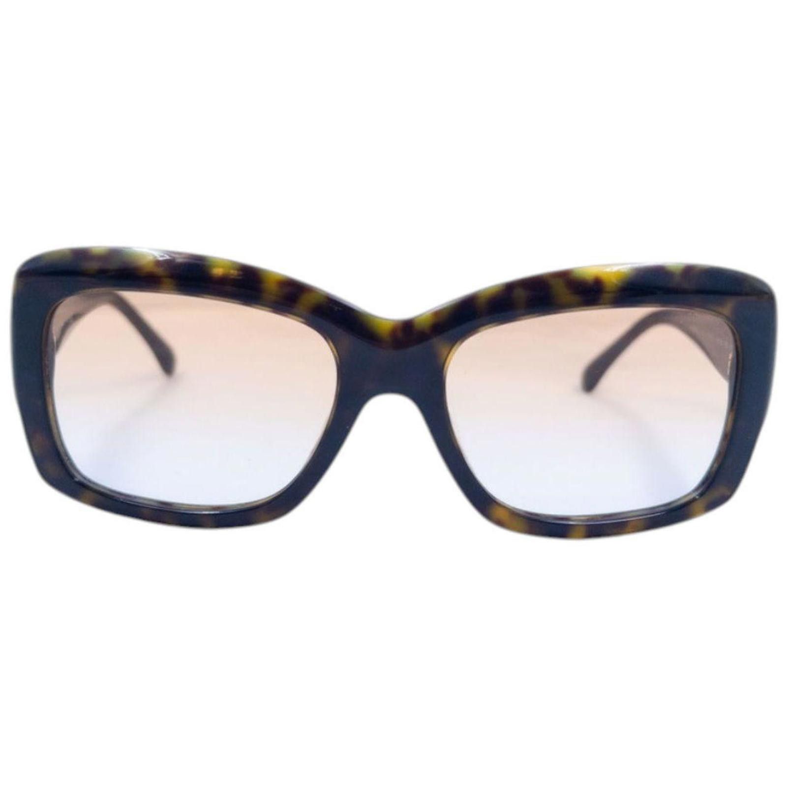 Chanel Vintage Chanel Tortoise Shell Sunglasses Size ONE SIZE - 2 Thumbnail