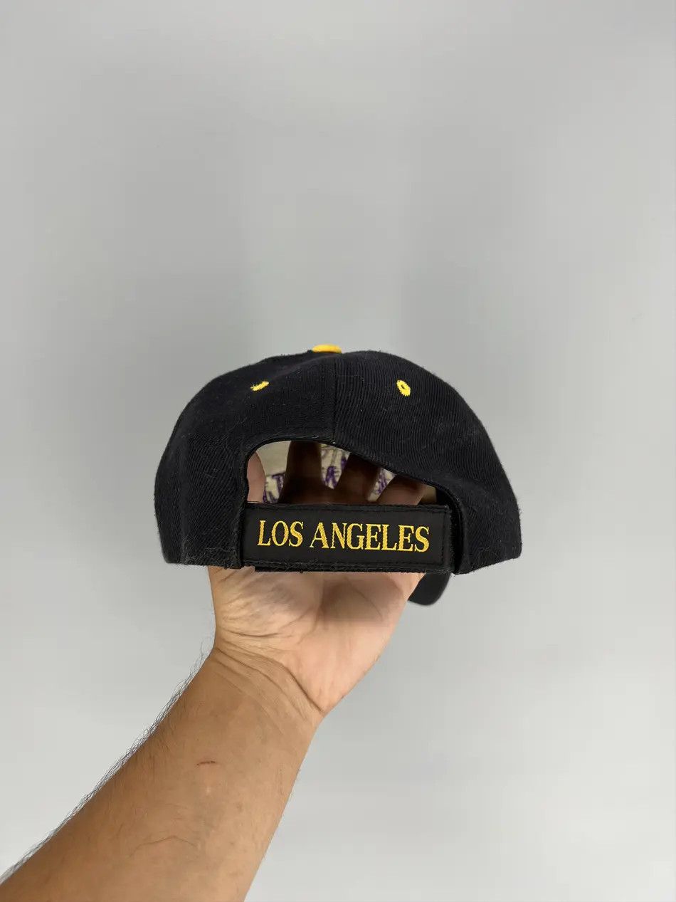 Los Angeles Apparel Vintage Sam’s Cap Los Angeles Black Strapback Hat Size ONE SIZE - 4 Thumbnail