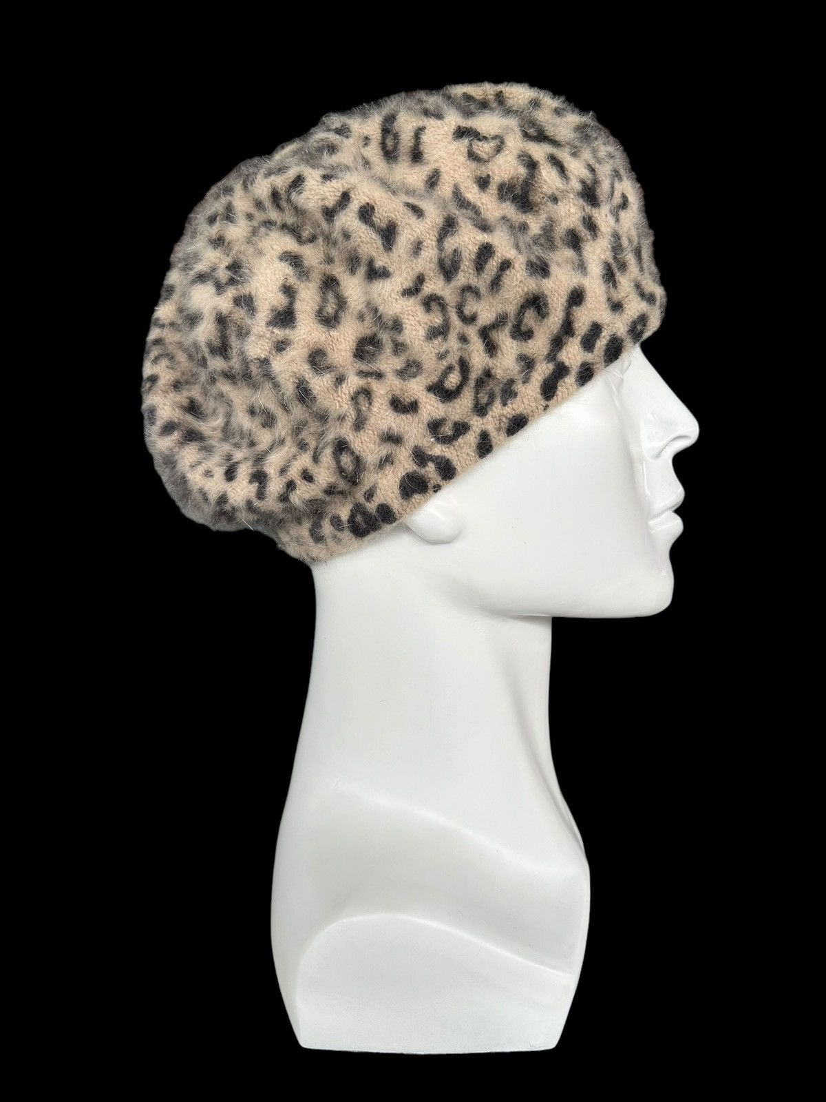 Japanese Brand × Kapital × Vintage Leopard Japanese Brand mossy Fur Hats ☠️🎌 Size ONE SIZE - 2 Thumbnail