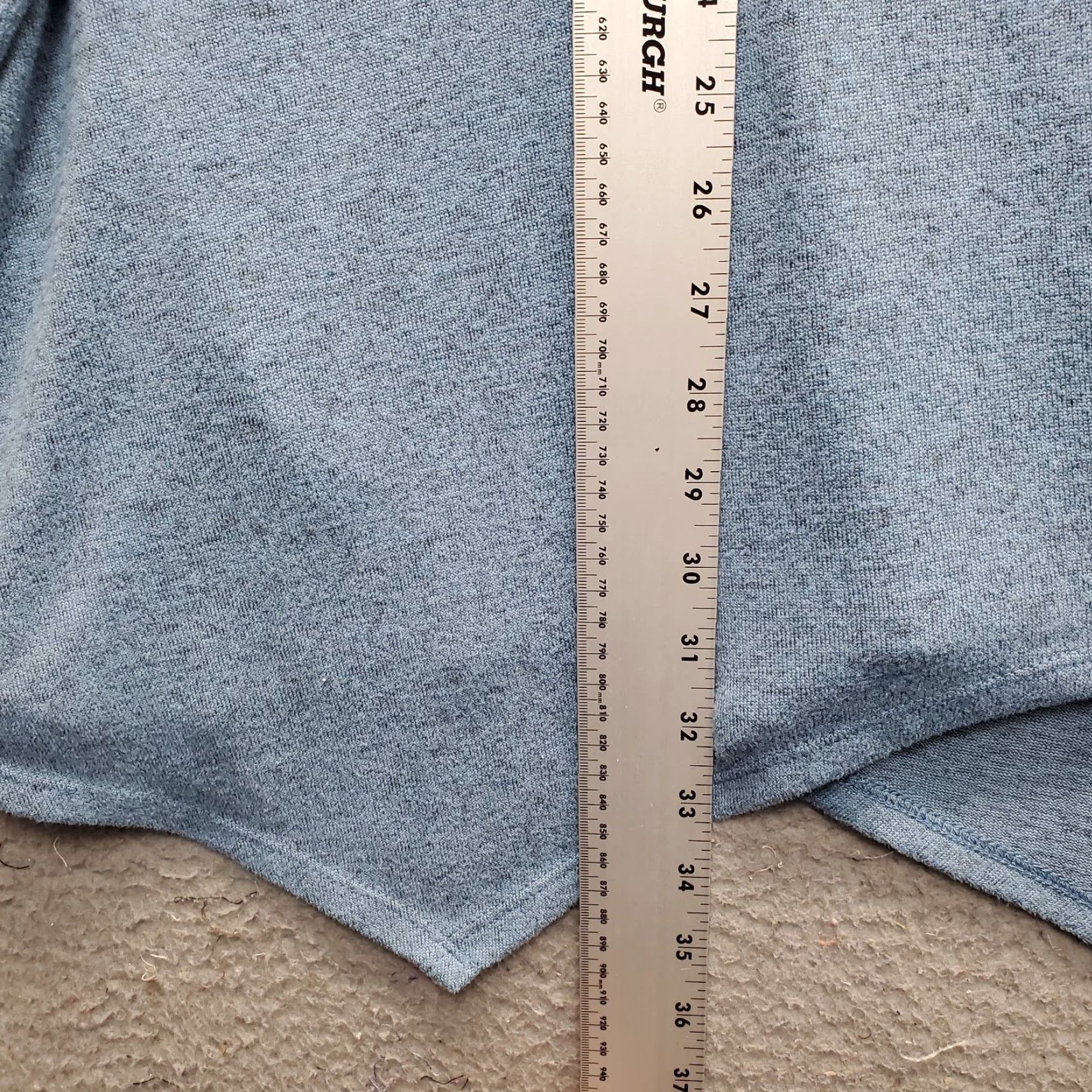 Vintage LOGO by Lori Goldstein Cardigan Sweater Womens 2X Blue V-Neck Knit Polyester Asymmetrical Hem Long Sleeve Casual Shirt Womens Size 2X Blue 90s? Size XXL / US 16-18 / IT 52-54 - 3 Thumbnail