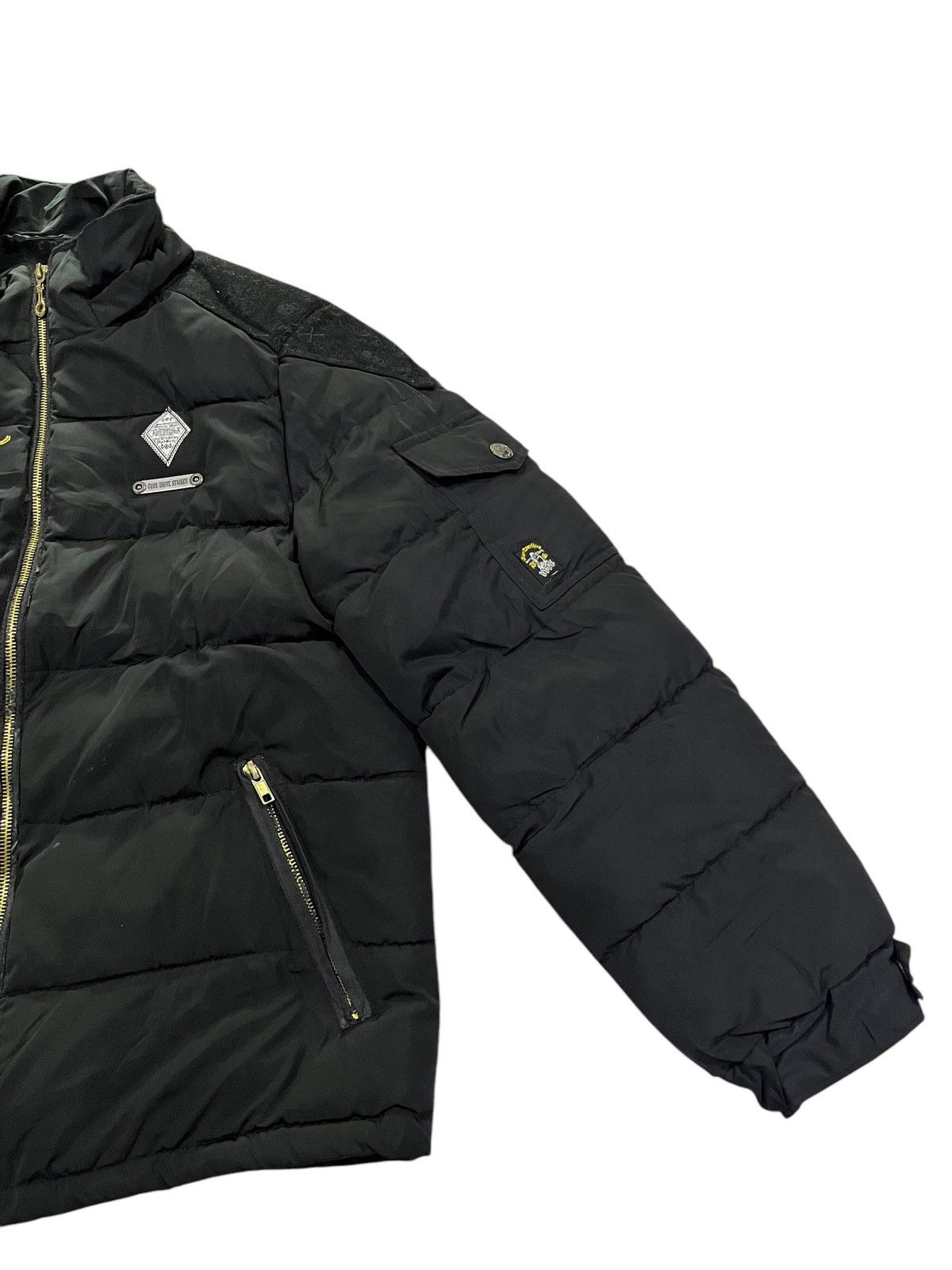 Hysteric Glamour ☠️COOL DRIVE STRIKER☠️ BLACK SENSE PUNK LGB PUFFER DOWN JACKET Size US M / EU 48-50 / 2 - 7 Thumbnail