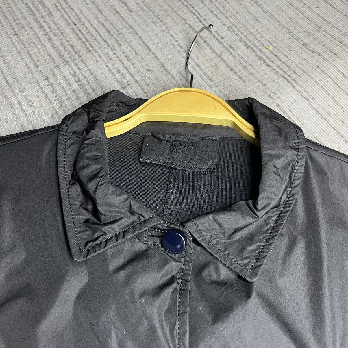 Prada × Vintage Vintage Prada Wax Jacket Size US S / EU 44-46 / 1 - 7 Thumbnail