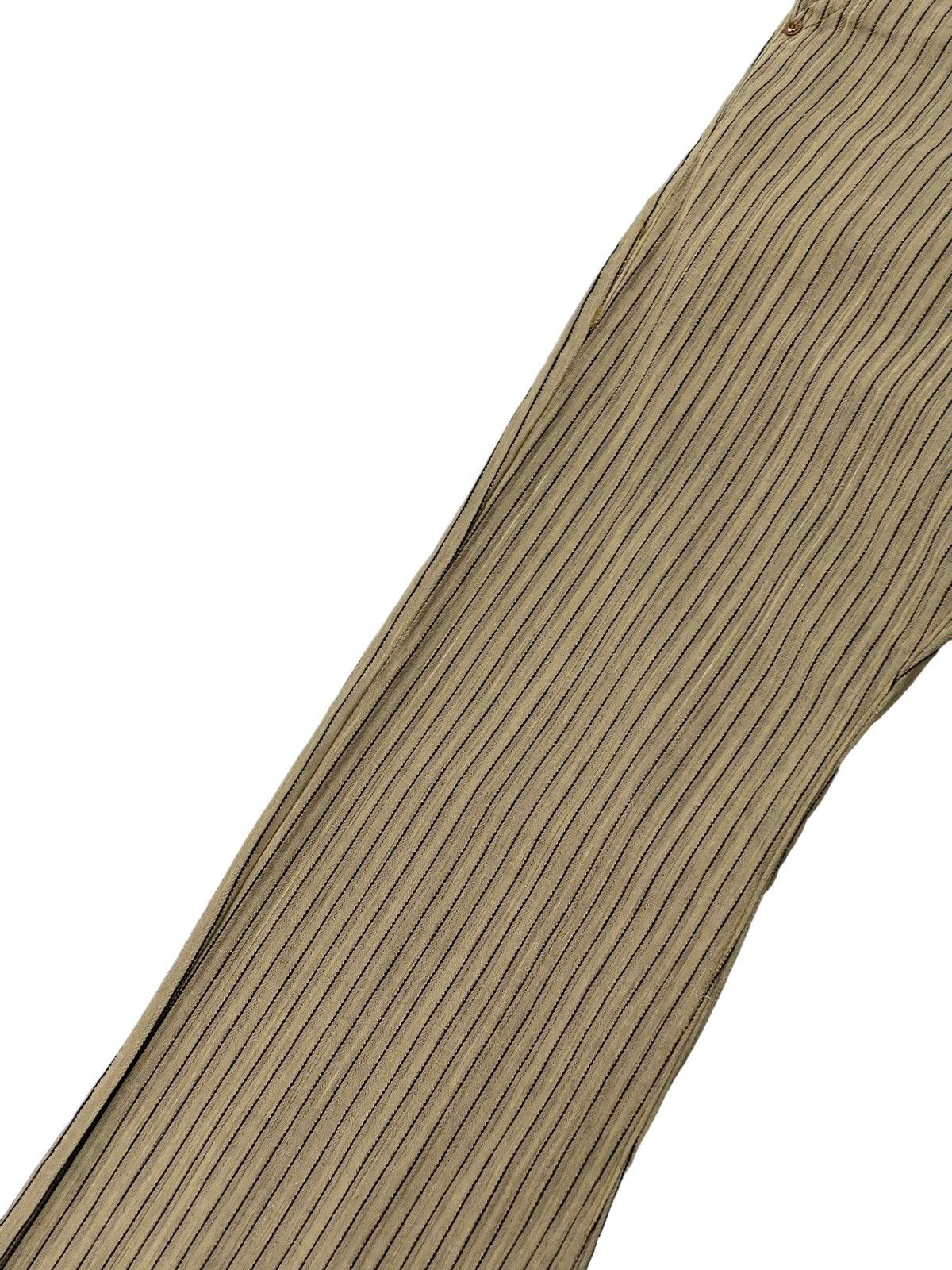 Japanese Brand Flare Jeans Blue Way Japan Wabash Striped Low Rise 8🟦3 Size US 30 / EU 46 - 6 Thumbnail