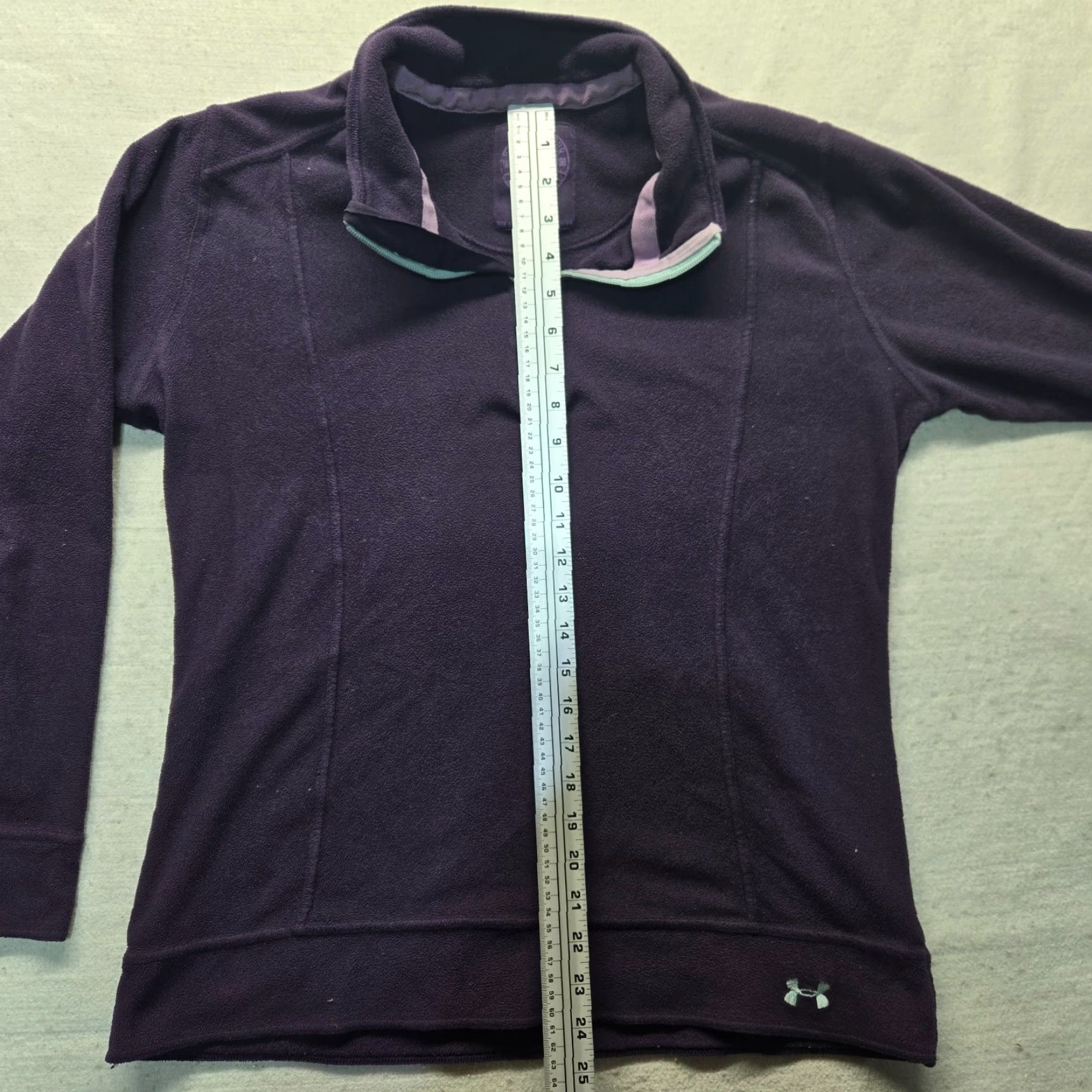 Under Armour VINTAGE Under Armour Sweater Shirt Women's L Black 1/4 Zip Knit Pullover 2010s Womens Size L / US 10 / IT 46 - 6 Thumbnail