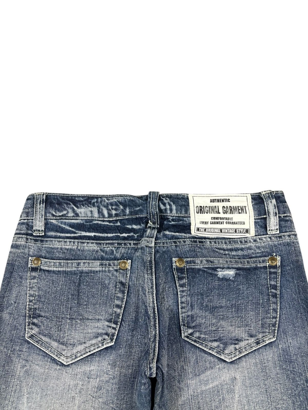 Yasuyuki Ishii Vintage Japanese Brand Faded Distressed Flare Jeans Size 30" / US 8 / IT 44 - 8 Thumbnail