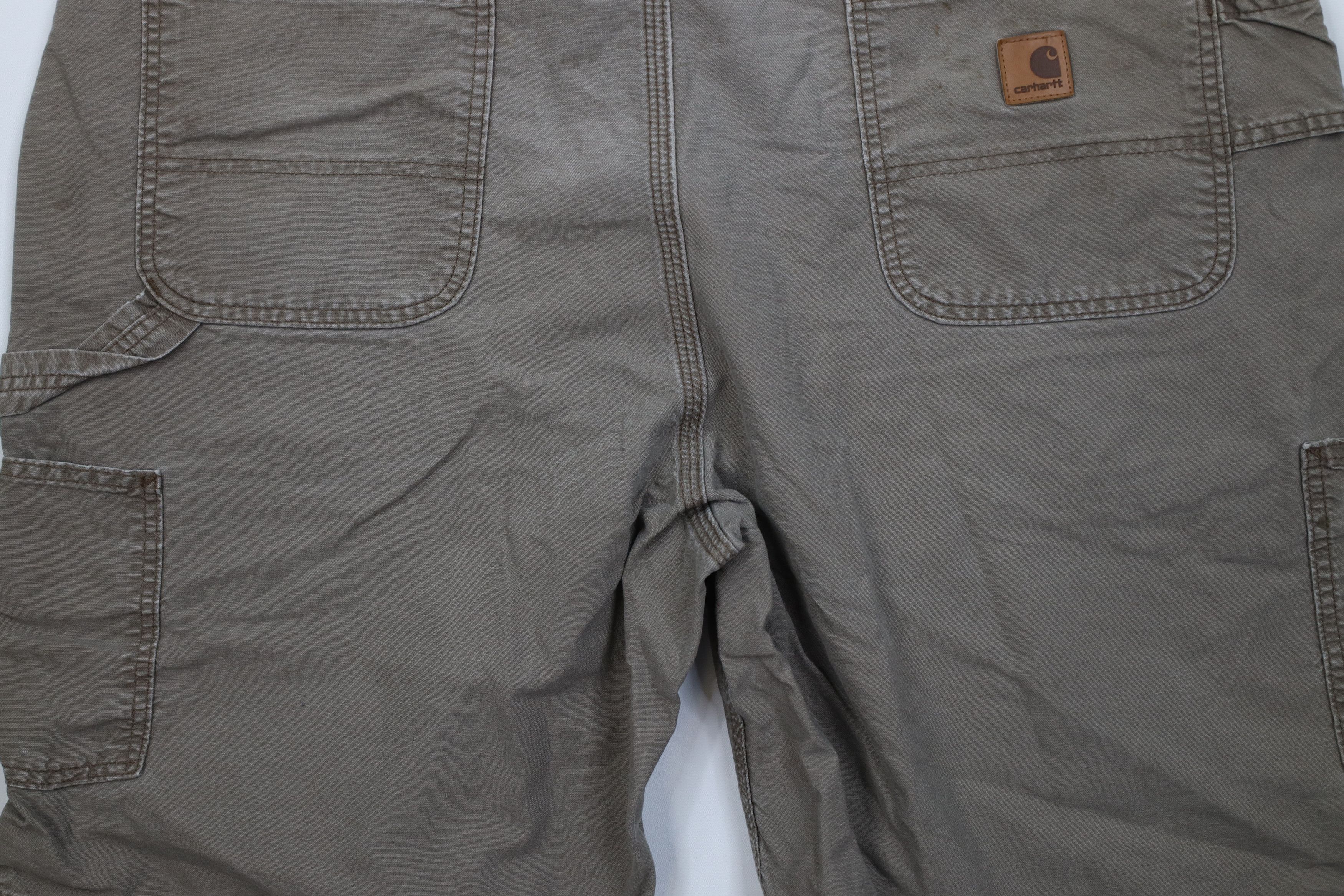 Carhartt Vintage Y2K Carhartt Spell Relaxed Fit Shorts Light Brown Size US 42 / EU 58 - 11 Thumbnail
