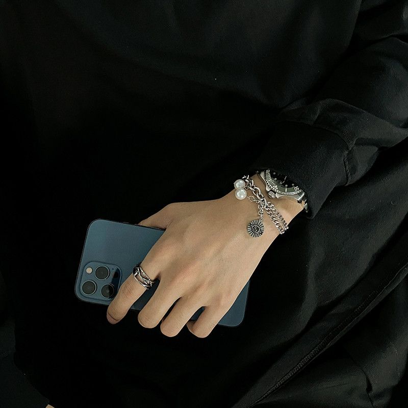 Jewelry Dark Bracelet Y2K Punk Chain Gotch Bracelets Chains Size ONE SIZE - 1 Thumbnail