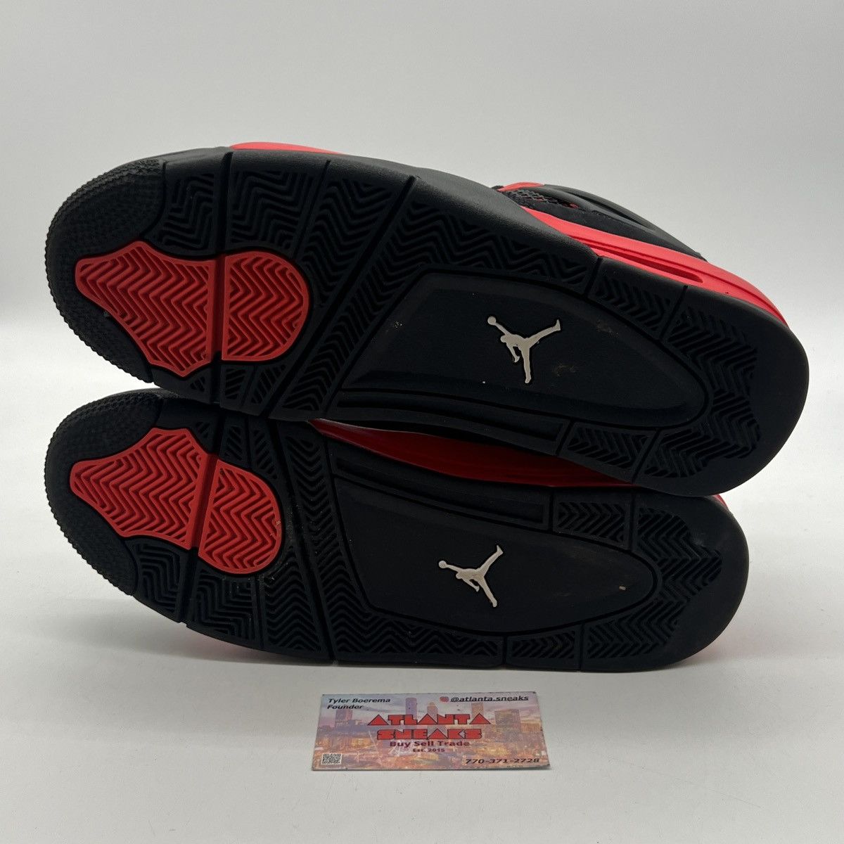 Jordan Brand Air Jordan 4 red Thunder Size US 10.5 / EU 43-44 - 7 Thumbnail