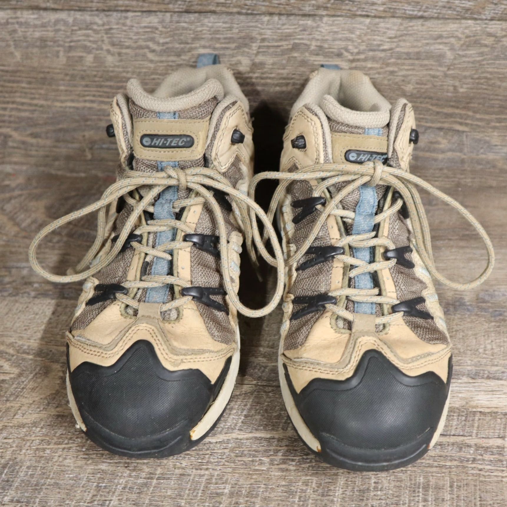 Vintage Hi-Tec Hiking Boots Tan Brown Waterproof Women's Size 10 Logan Boots Womens 10 Tan Brown Hi-Tec Hiking Shoes Size US 10 / IT 40 - 3 Thumbnail