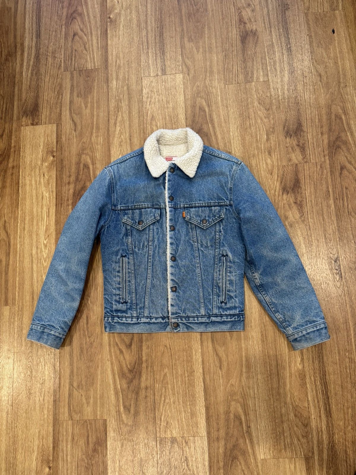 Levi's × Vintage Levis 70s Orange Tab Sherpa Size US L / EU 52-54 / 3 - 1 Thumbnail
