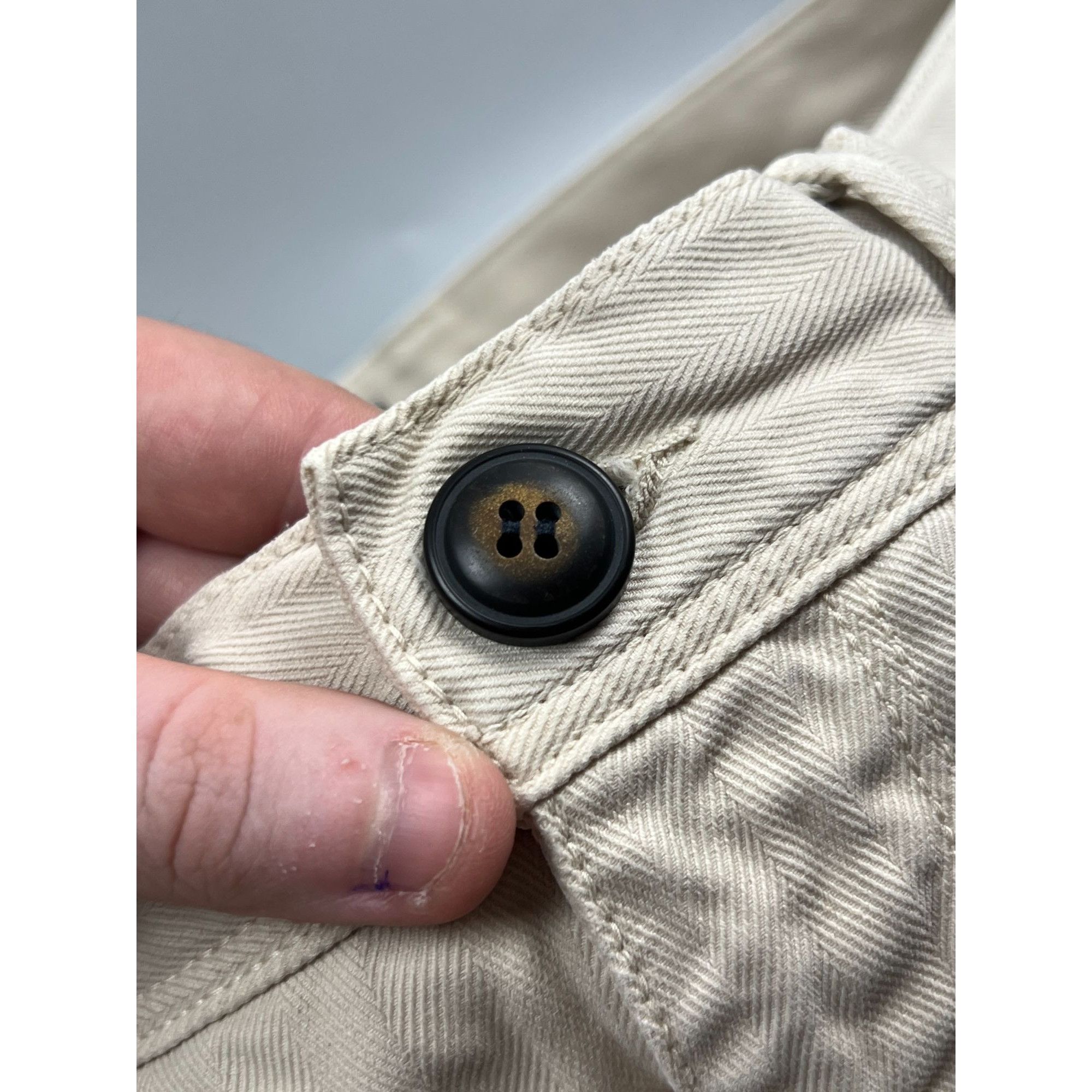 Pal Zileri Pal Zileri Lab Beige Denim Jeans Pants (Y0846) Size US 32 / EU 48 - 4 Thumbnail