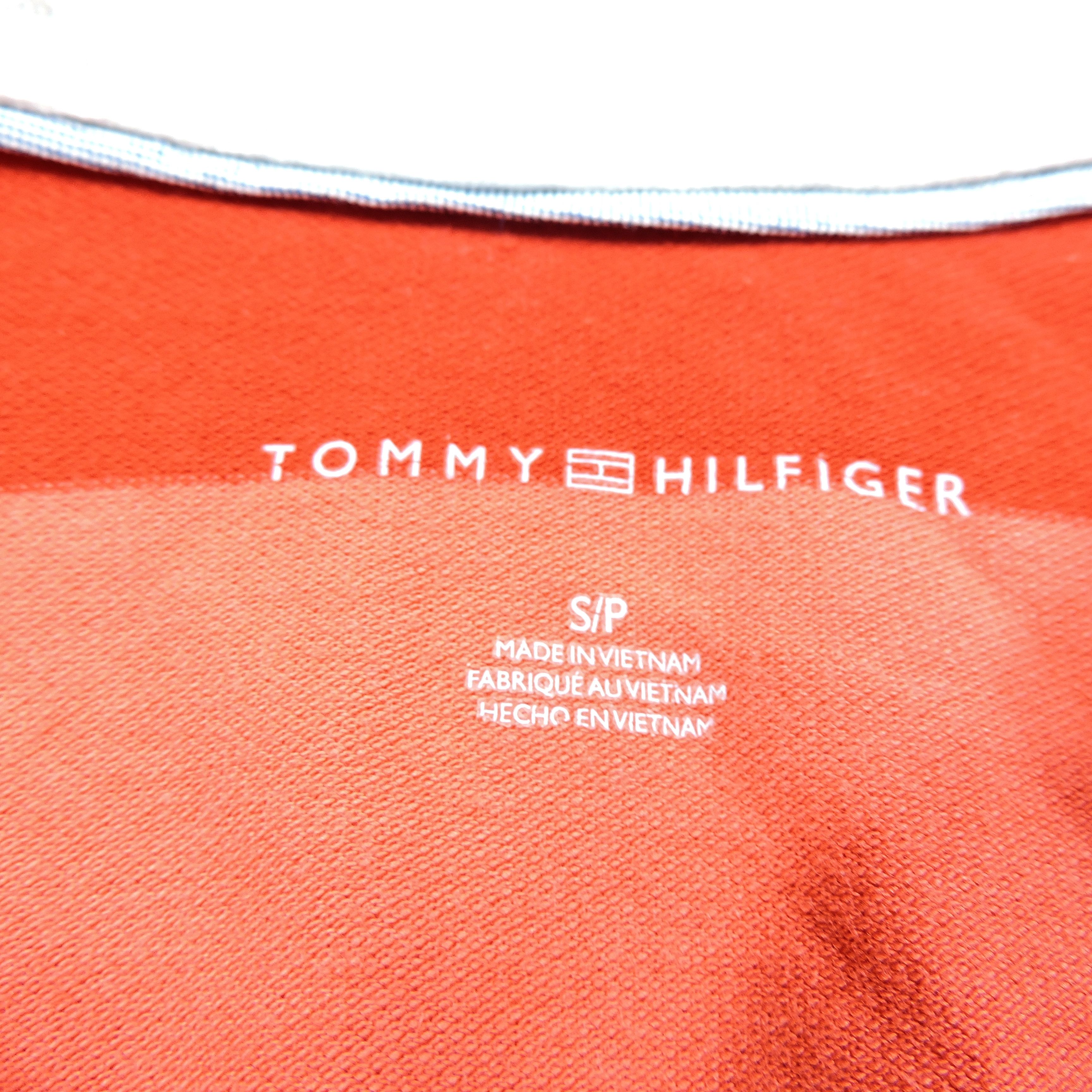 Tommy Hilfiger TOMMY HILFIGER VNECK STRIPED POLO SHIRT Size S / US 4 / IT 40 - 3 Thumbnail