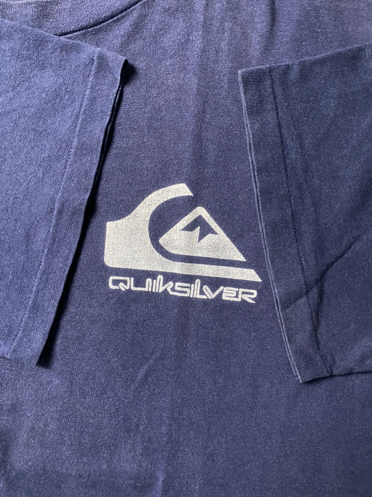 Quicksilver × Quiksilver × Vintage Vintage 90s Quiksilver Iconic Logo Tshirt Size US XL / EU 56 / 4 - 2 Thumbnail