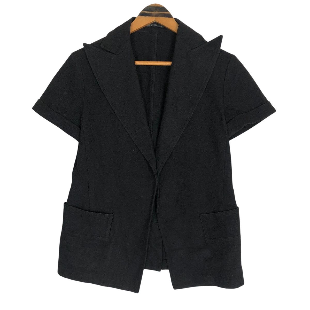 Yohji Yamamoto Vintage Yohji Yamamoto Noir S/S 2005 Cotton Canvas Jacket Size S / US 4 / IT 40 - 1 Thumbnail