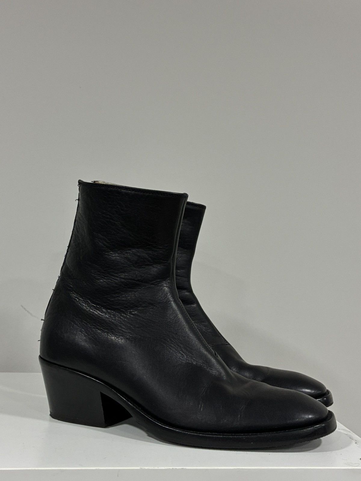 Acne Studios Square Toe Leather Boot. Size US 8 EU 41 Size US 8 / EU 41 - 9 Thumbnail