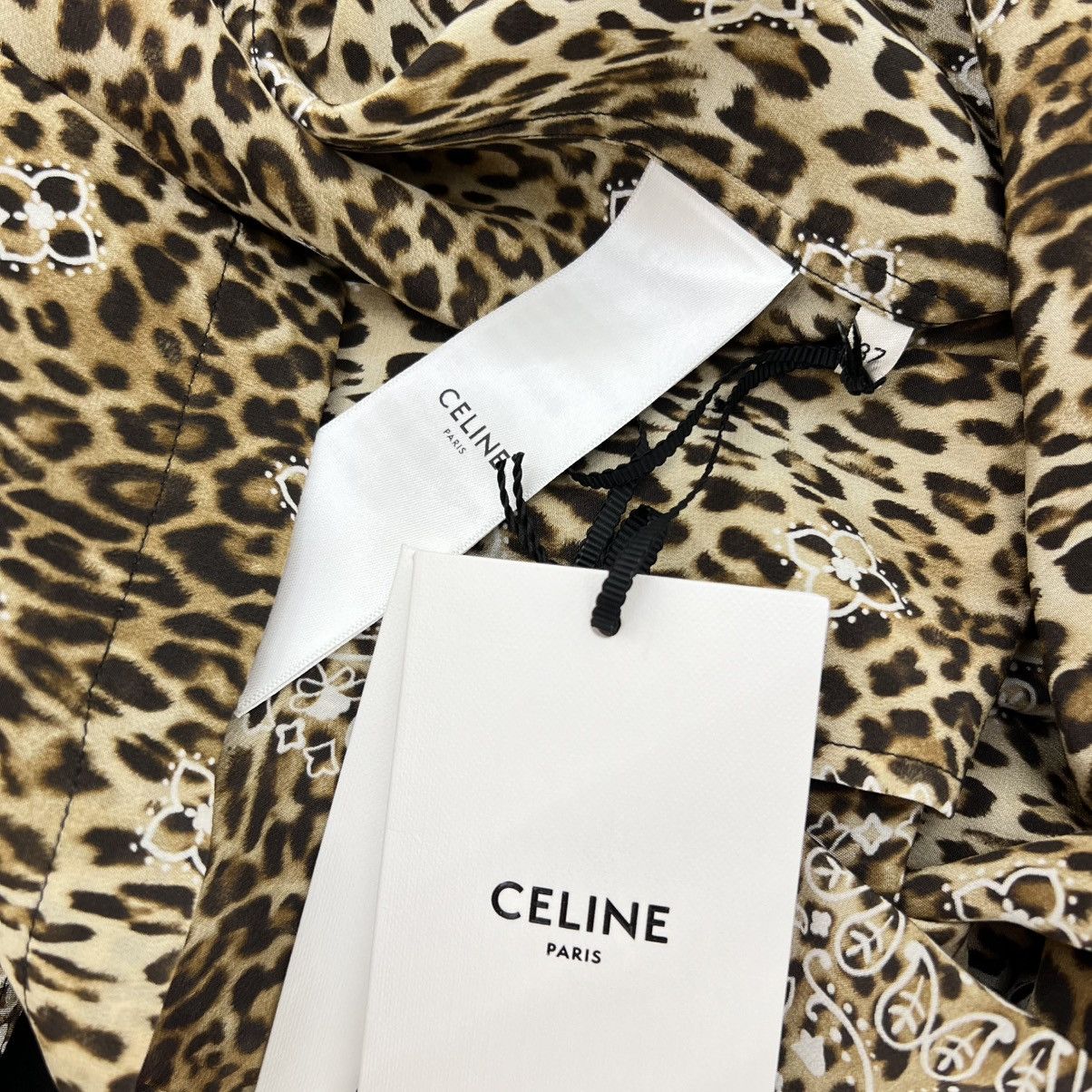 Celine × Hedi Slimane Celine Short Sleeve Shirt in Medium Size US M / EU 48-50 / 2 - 4 Thumbnail