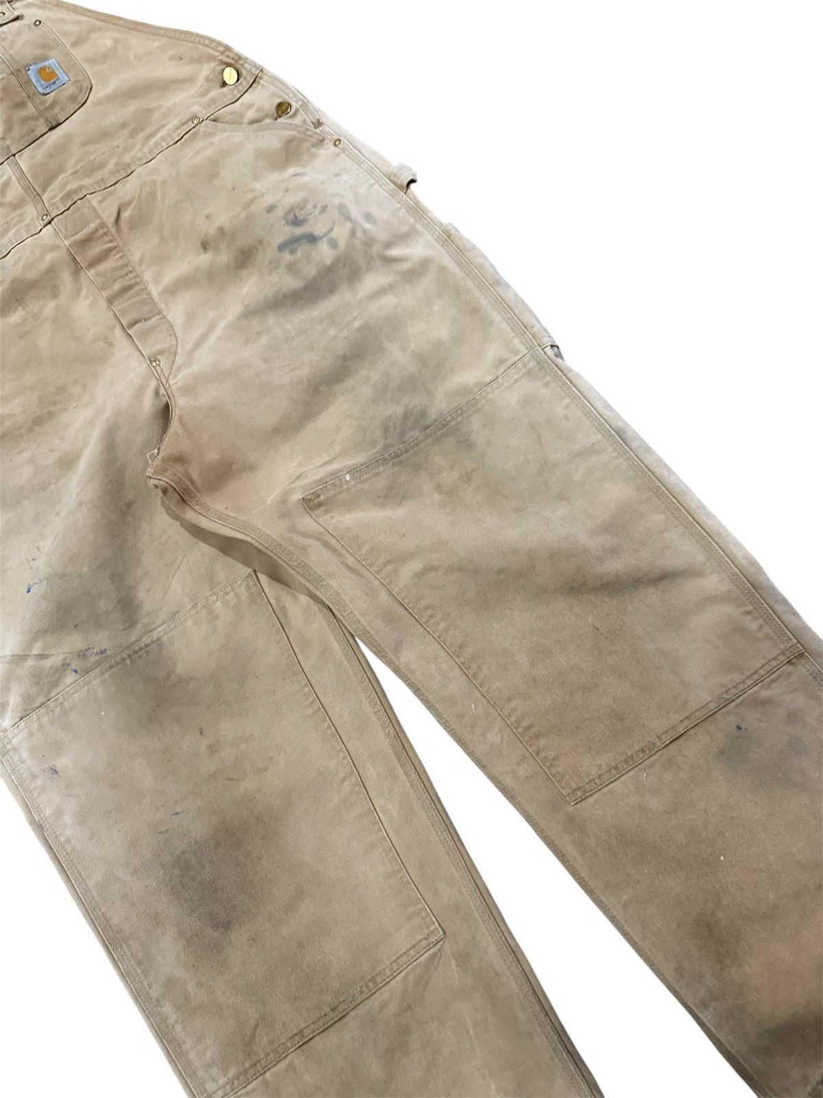 Carhartt × Vintage VINTAGE CARHATT DOUBLE KNEES DISTRESSED OVERALL Size US 43 - 4 Thumbnail