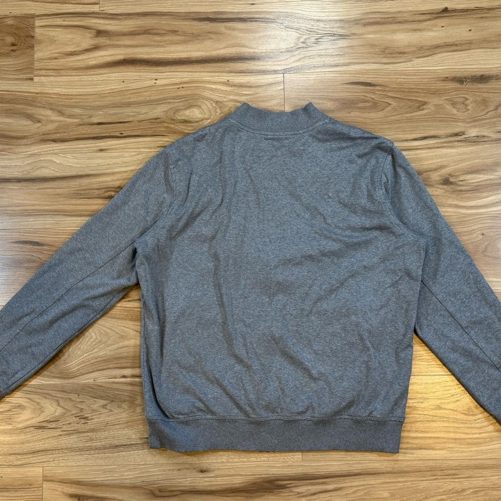 Banana Republic Banana Republic Luxe Touch Bomber Jacket L Tall Grey Size US L / EU 52-54 / 3 - 3 Thumbnail