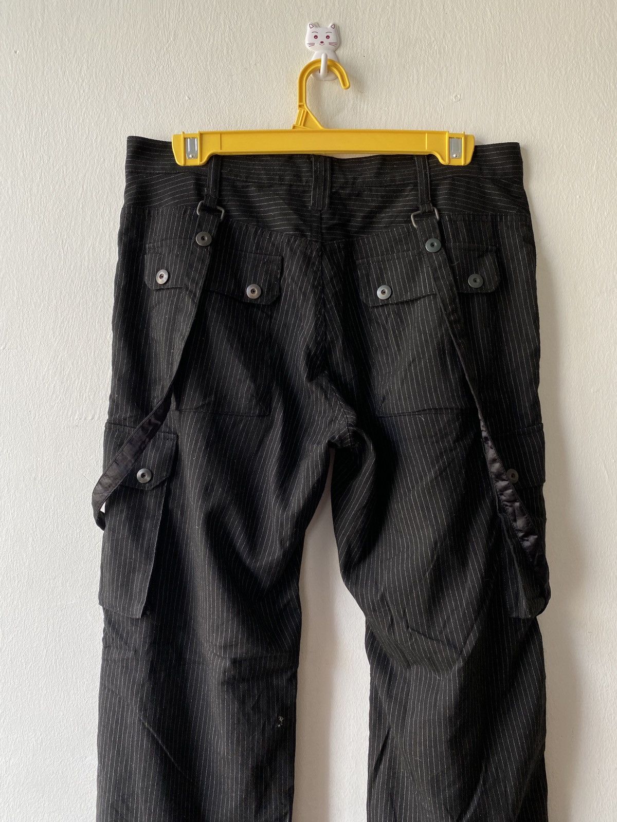Japanese Brand Japanese Brand PPFM Stripe Bondage Multipocket Cargo Pant Size US 31 - 9 Thumbnail